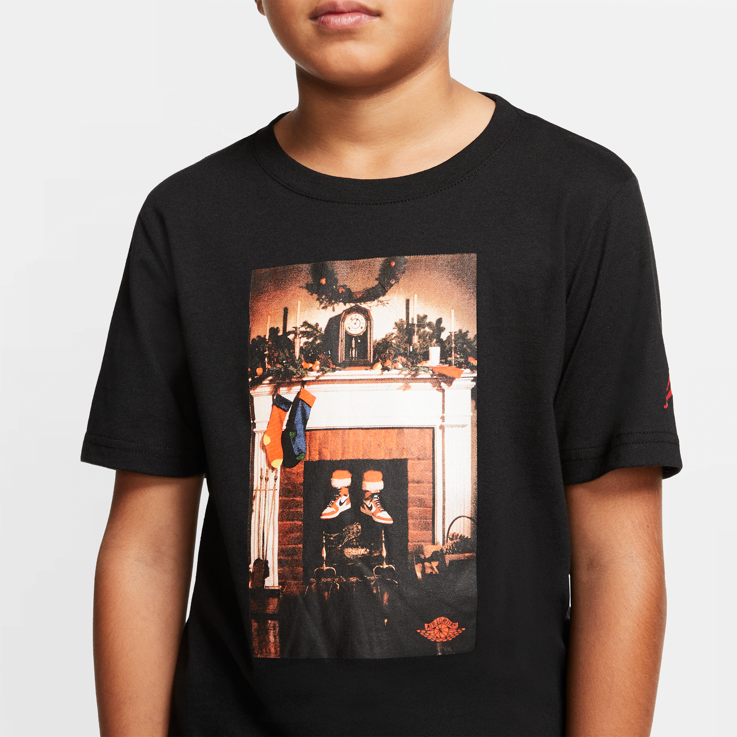 Thumbnail - Air Jordan Kurzarm-T-Shirt für ältere Kinder (Jungen) - Schwarz