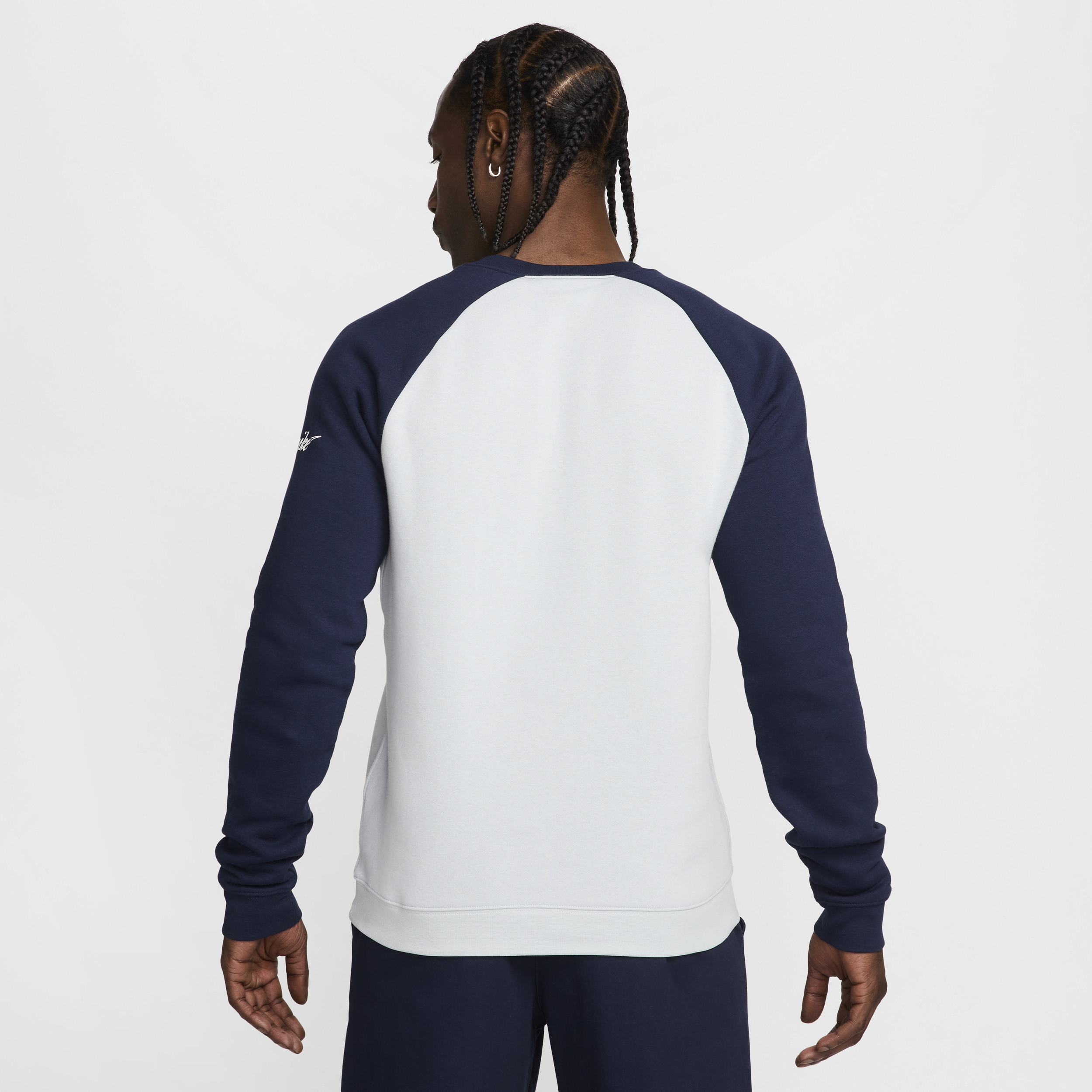 Sweat-shirt Nike Historic Raglan (NFL Giants) pour Homme - Gris