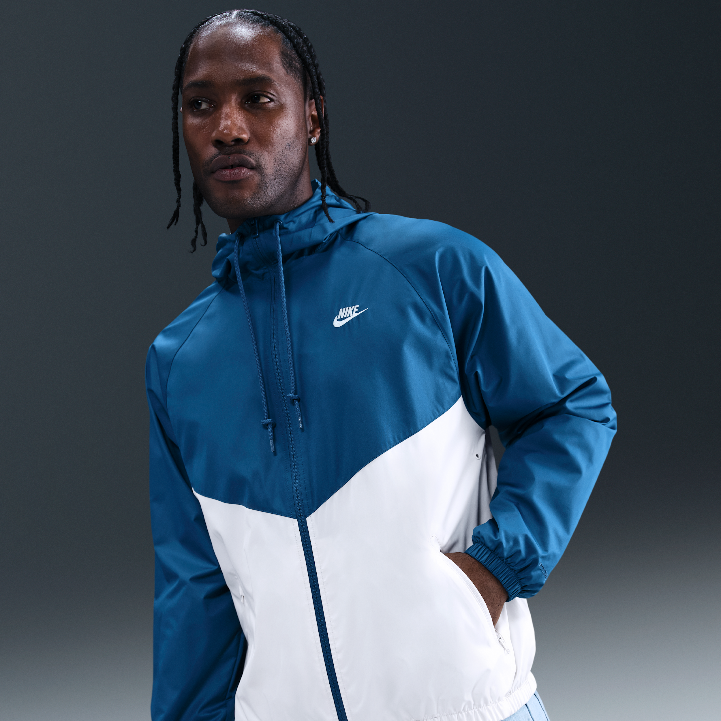 Giacca foderata Nike Windrunner – Uomo - Blu