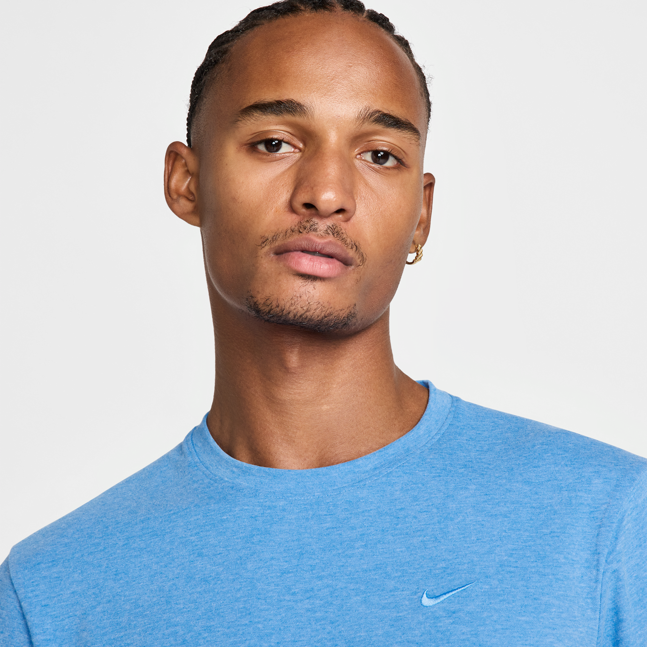 Haut à manches courtes Dri-FIT Nike Primary pour homme - Bleu