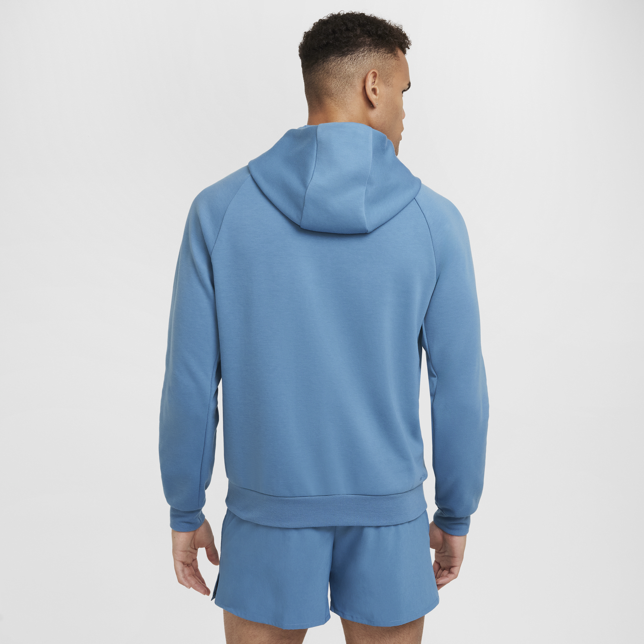 Sweat à capuche haute performance Dri-FIT UV Nike Primary Fleece pour homme - Bleu