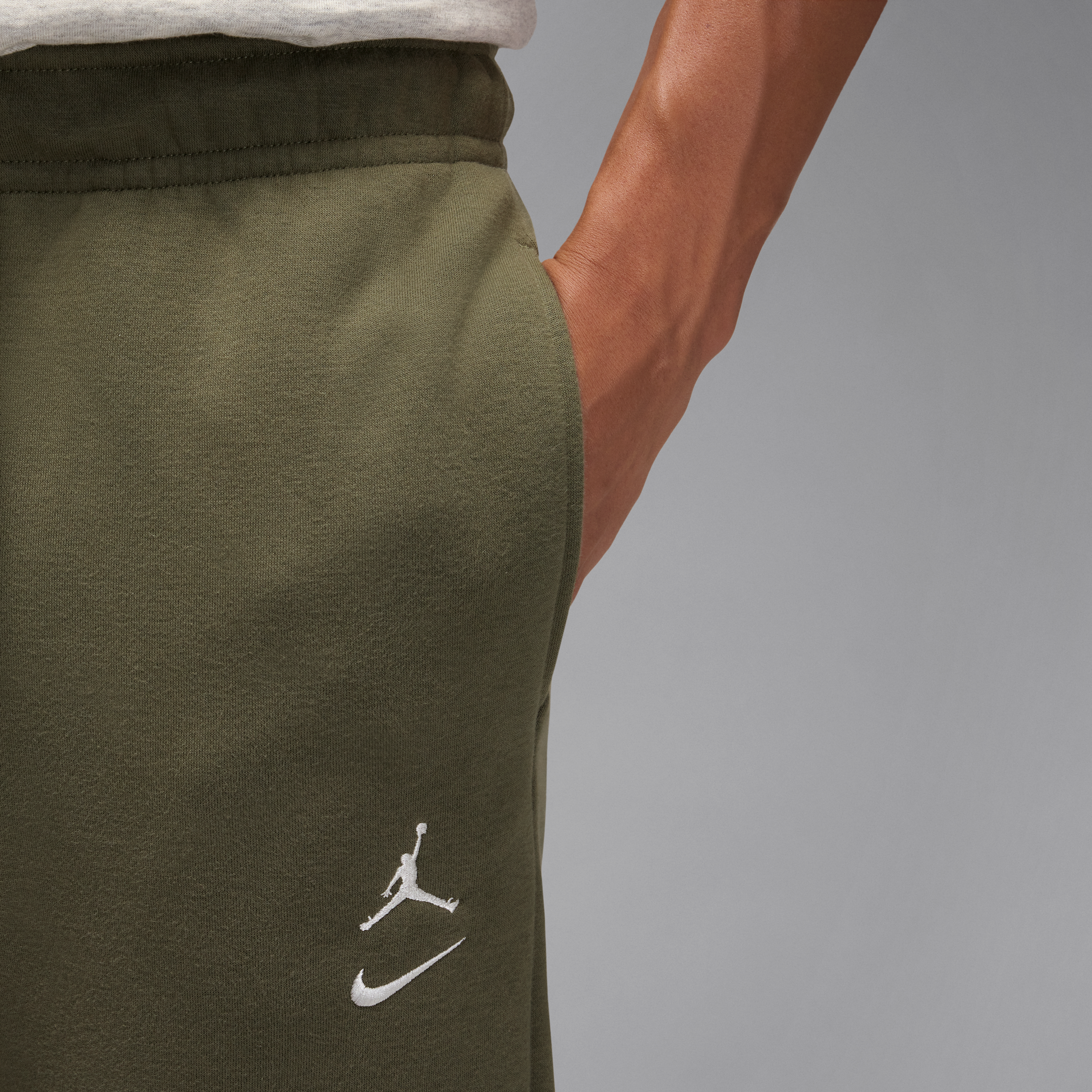 Thumbnail - Jordan Brooklyn Fleece Herrenhose - Grün