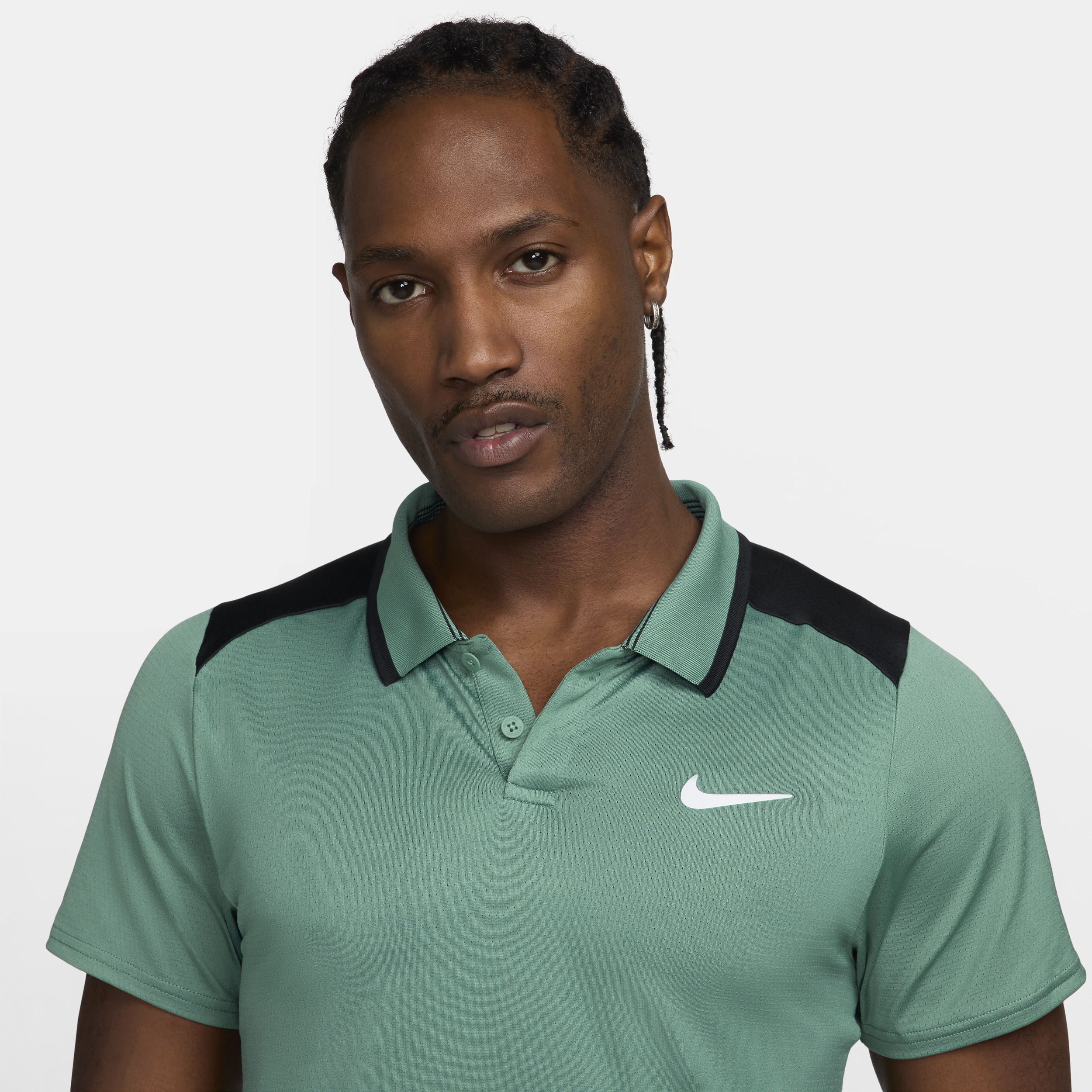 Nike Court Advantage Dri-FIT tennispolo voor heren Groen
