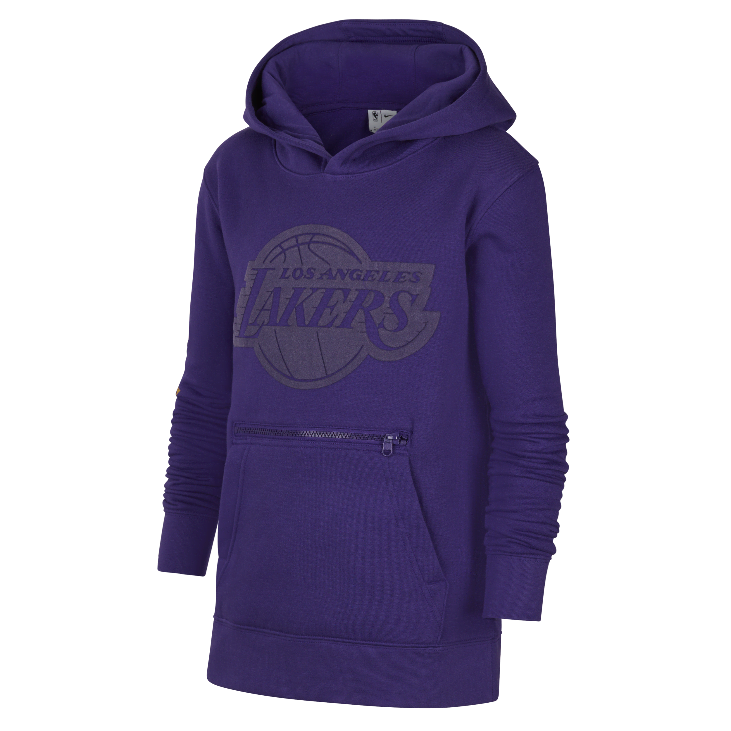 Sweat à capuche en tissu Fleece Nike NBA Los Angeles Lakers Courtside pour Enfant plus âgé - Pourpre