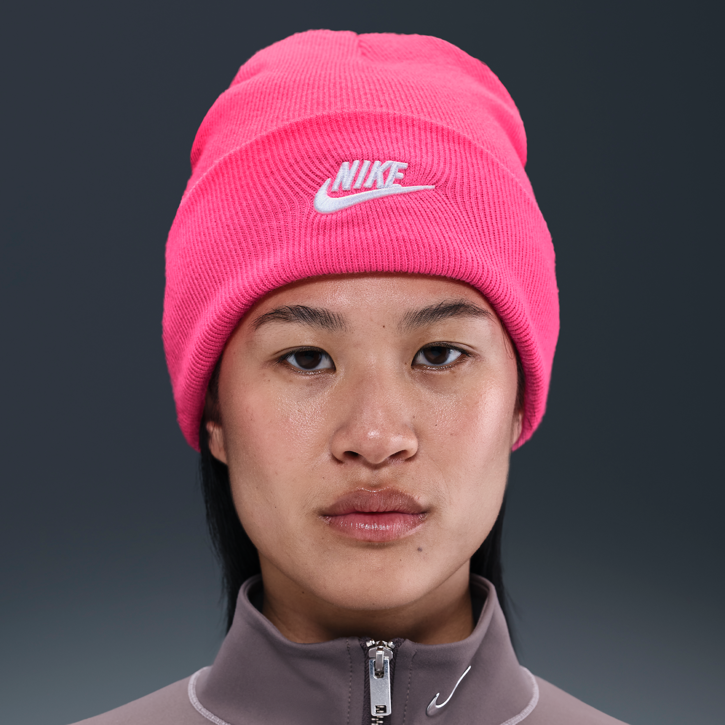 Nike Peak Futura Beanie - Pink - Polyester/Nylon