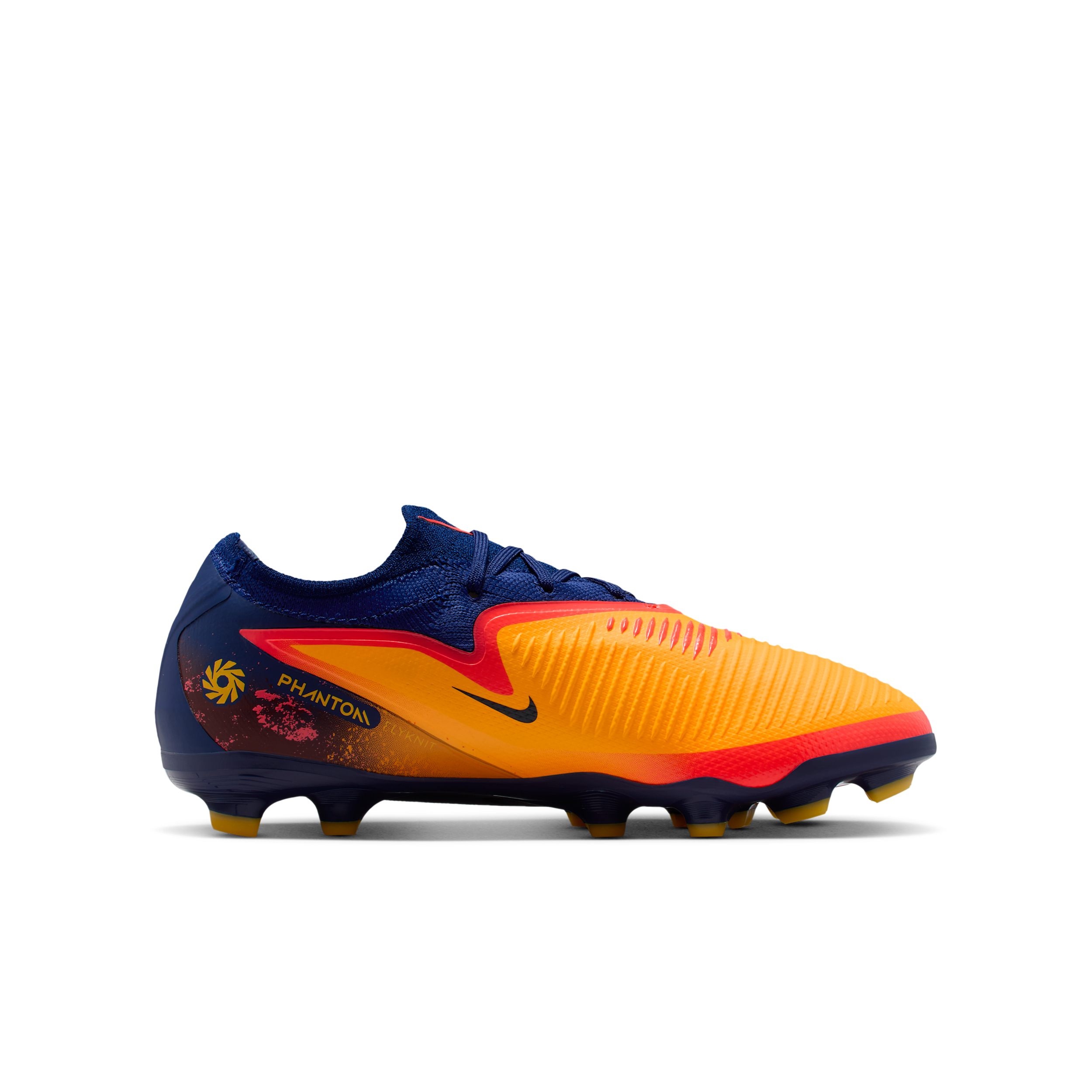 Thumbnail - Nike Jr. Phantom 6 Low Pro "Erling Haaland" Fußballschuh für verschiedene Böden (ältere Kinder) - Orange