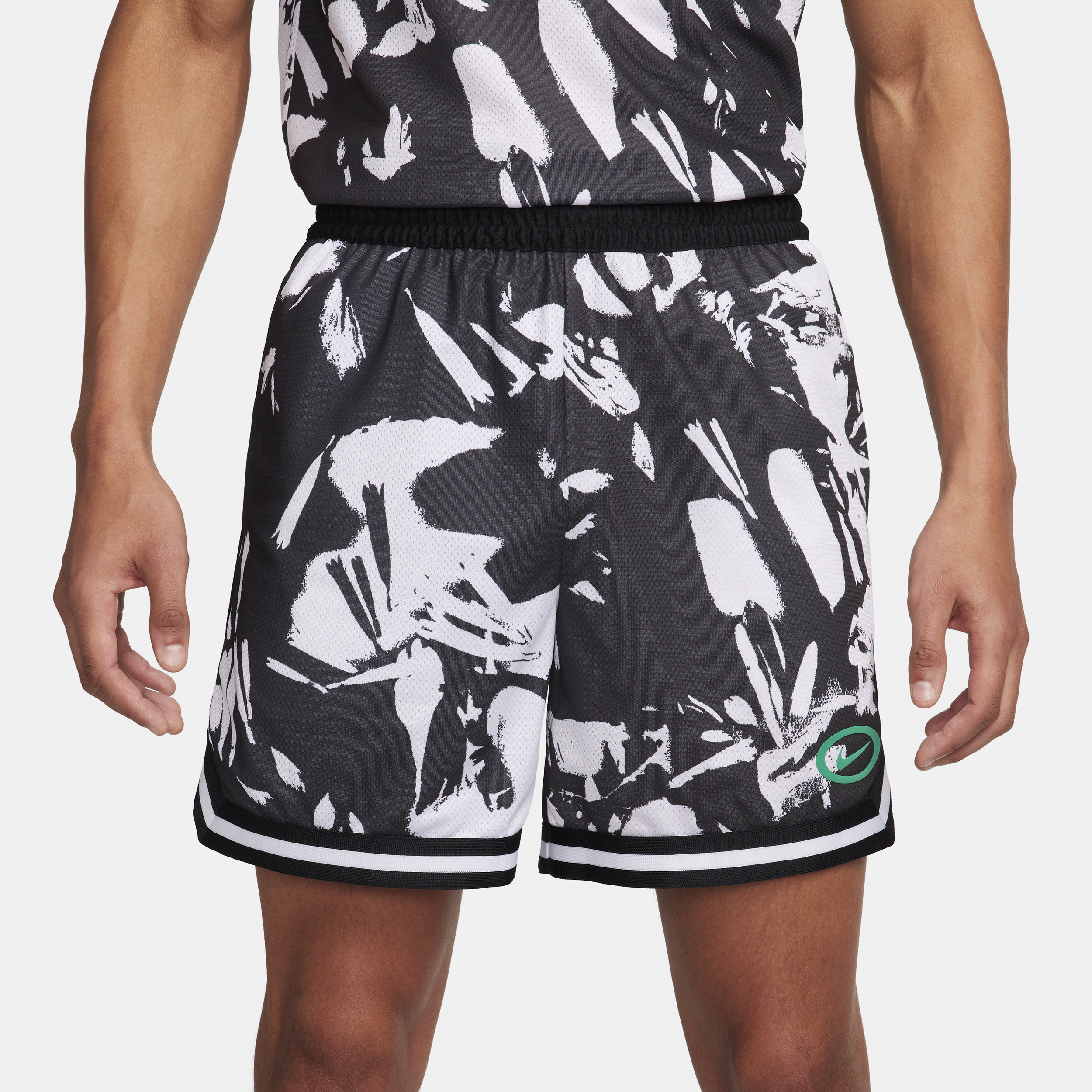 Nike DNA Dri-FIT basketbalshorts voor heren (15 cm) Zwart