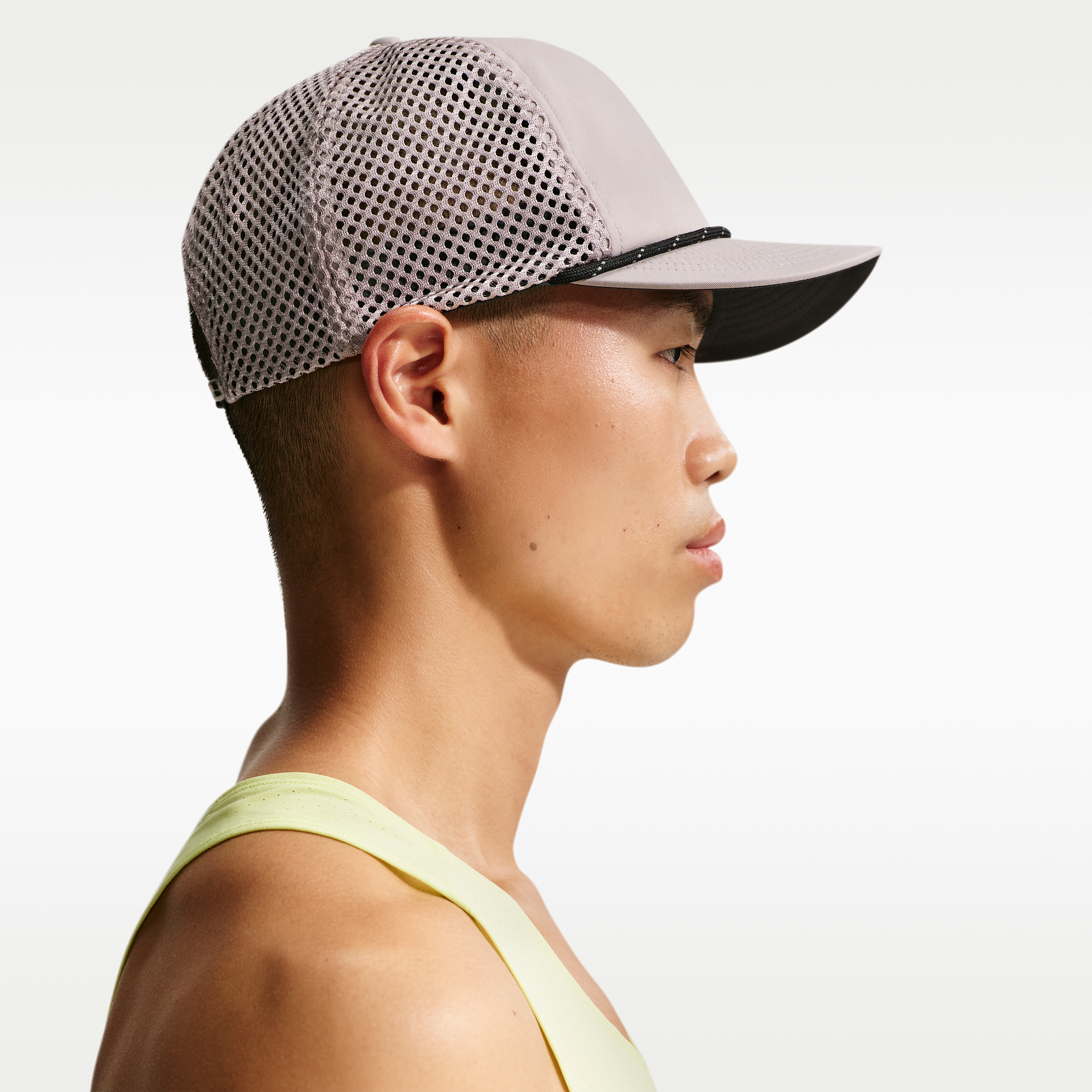Thumbnail - Nike Pro Dri-FIT unstrukturierte Swoosh Lauf-Cap - Grau