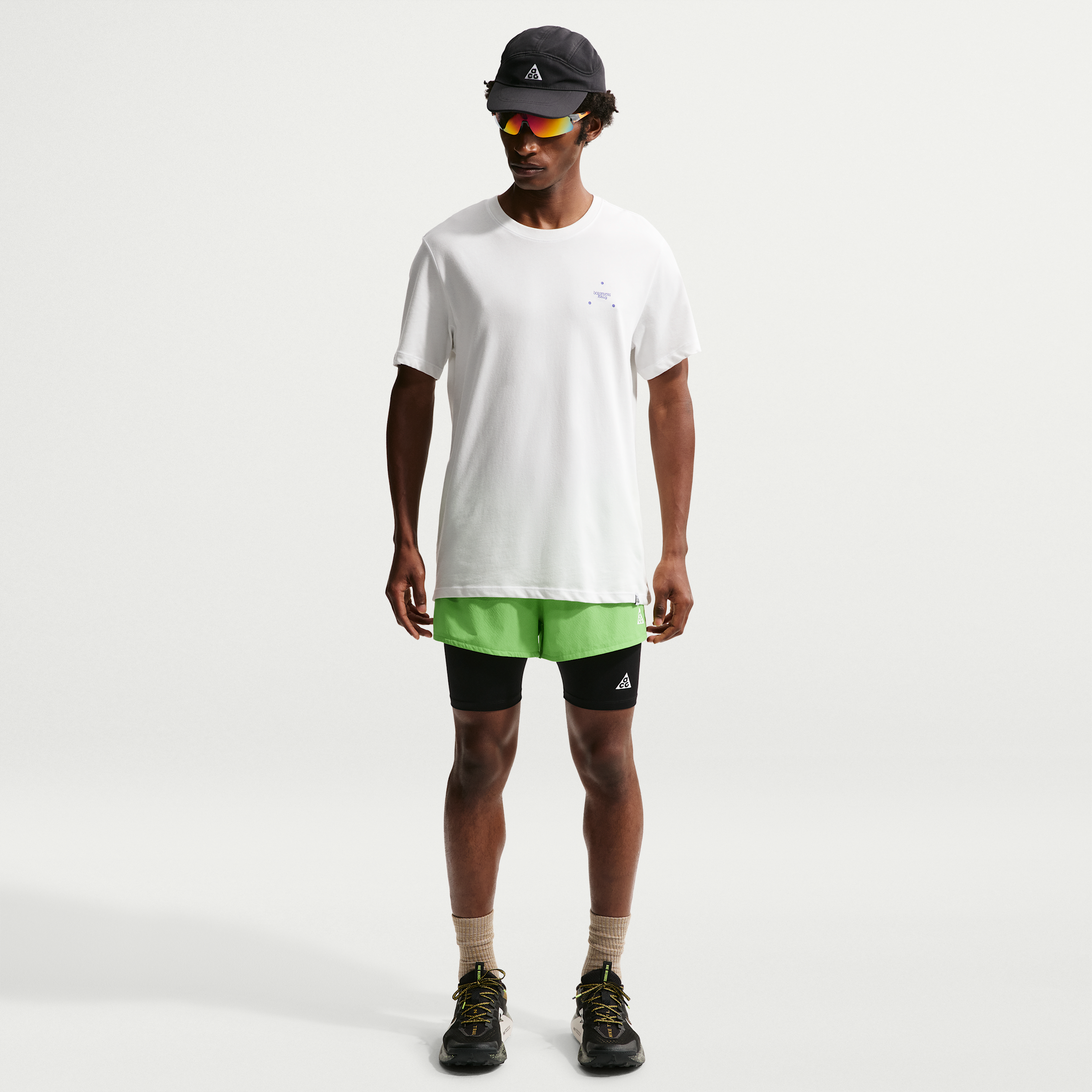 Thumbnail - Nike ACG "Trailwind" Dri-FIT ADV-Shorts mit Innenslip (ca. 7,5 cm, Herren) - Grün