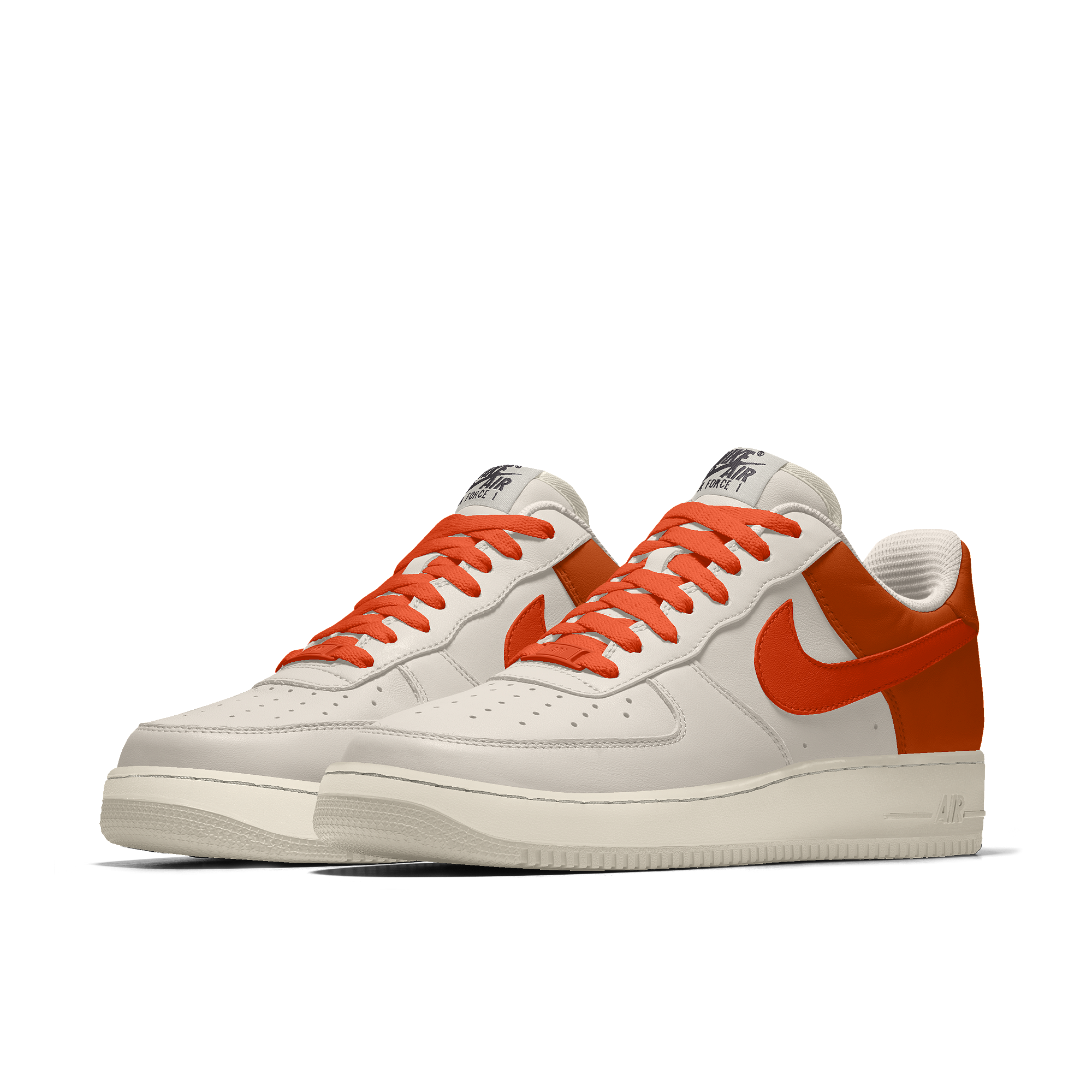 Chaussure personnalisable Nike Air Force 1 Low By You pour Femme - Orange - DN4165-991