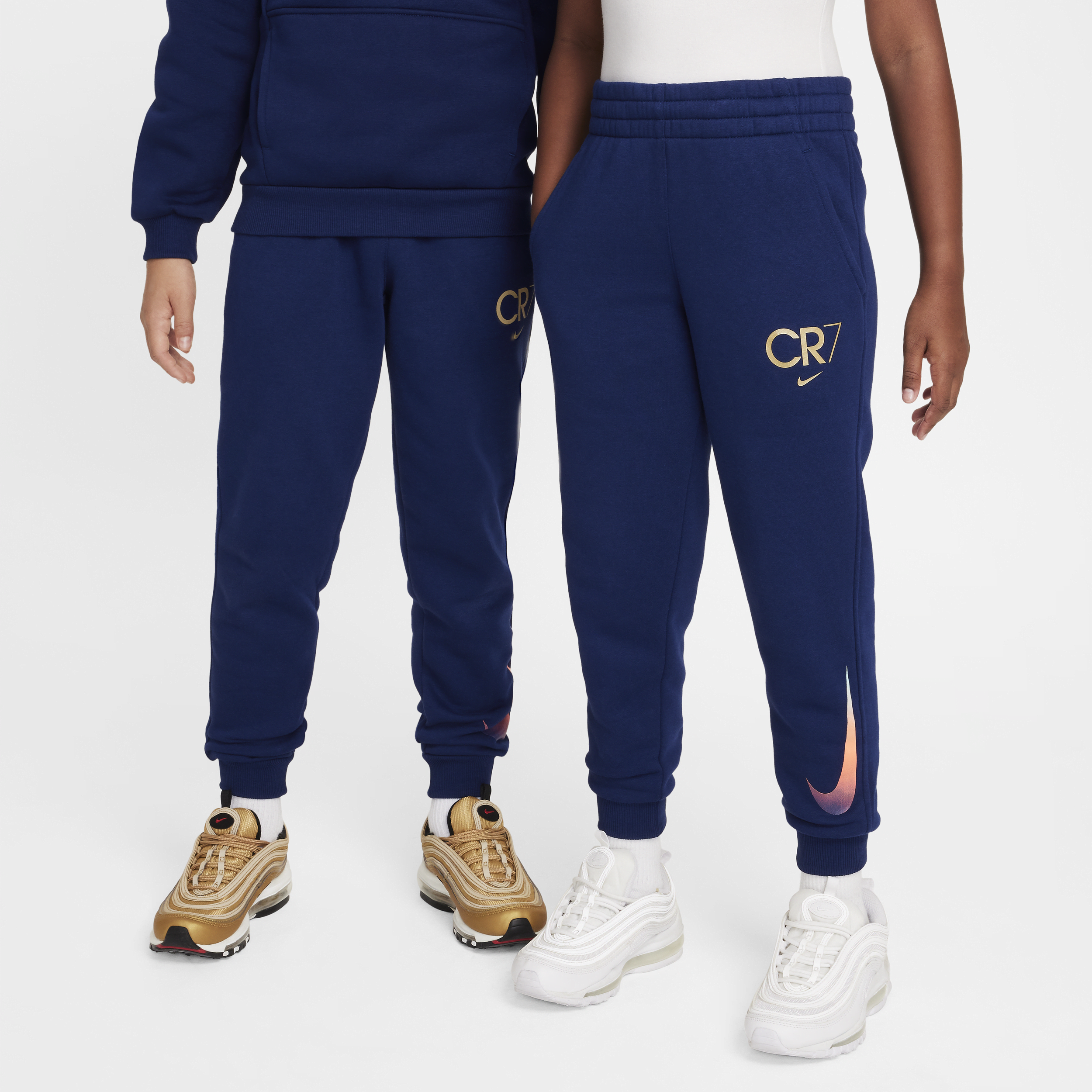 Pantalon de jogging de foot CR7 Club Fleece pour ado - Bleu