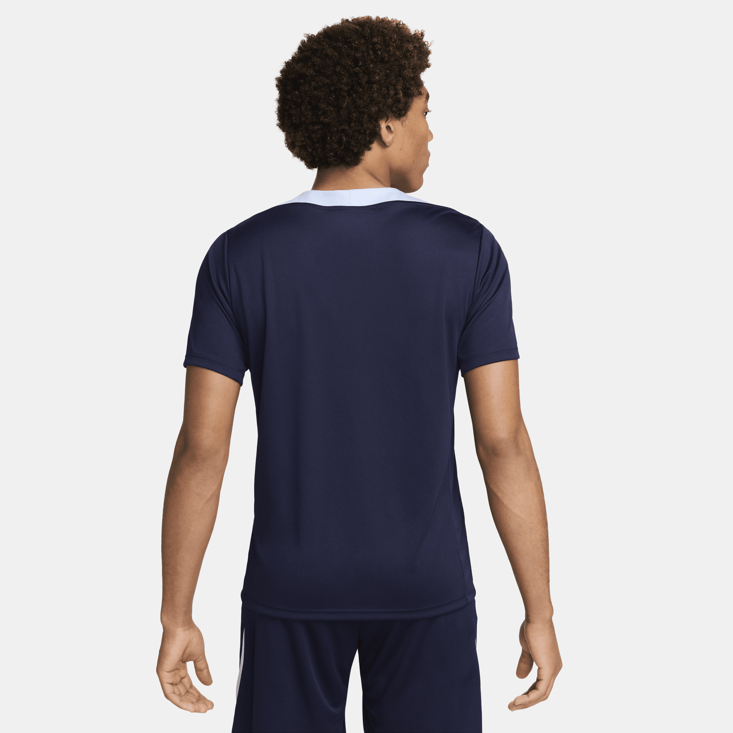 Nike FFF Strike Dri-FIT knit voetbaltop met korte mouwen voor heren Blauw