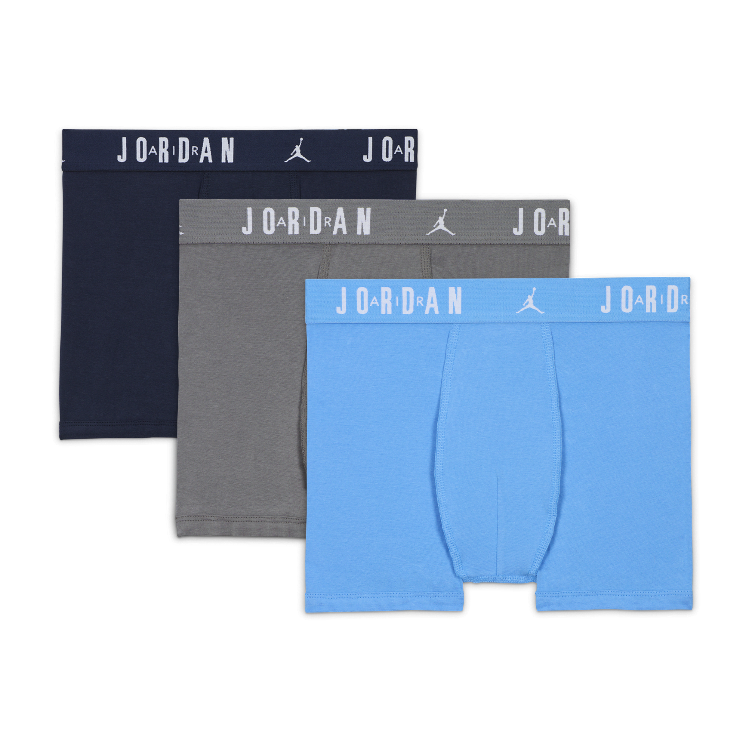 Jordan Dri-FIT Flight Essentials boxershorts voor kids (3 stuks) - Blauw