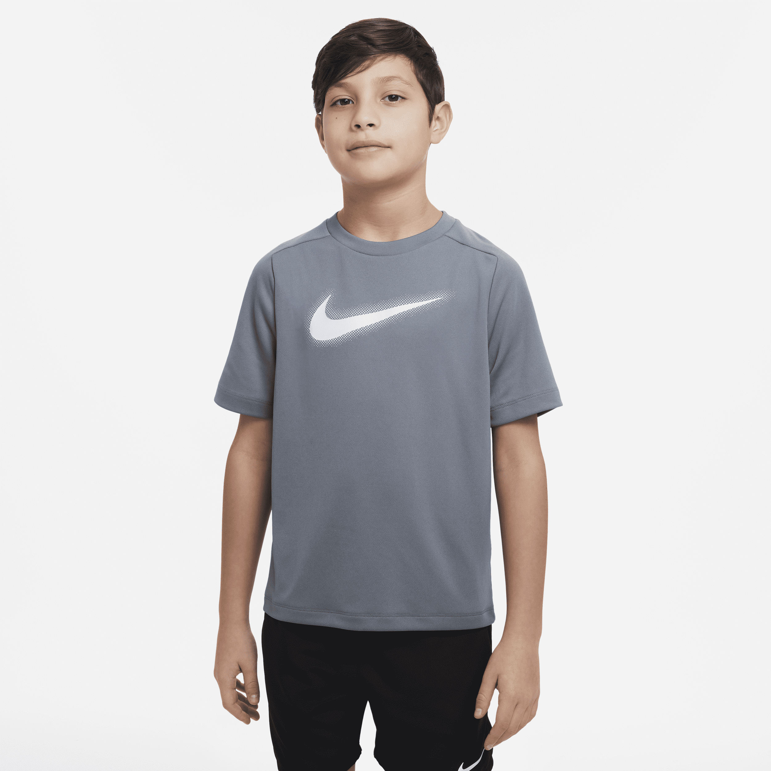 Haut de training Dri-FIT à motif Nike Multi pour ado (garçon) - Gris