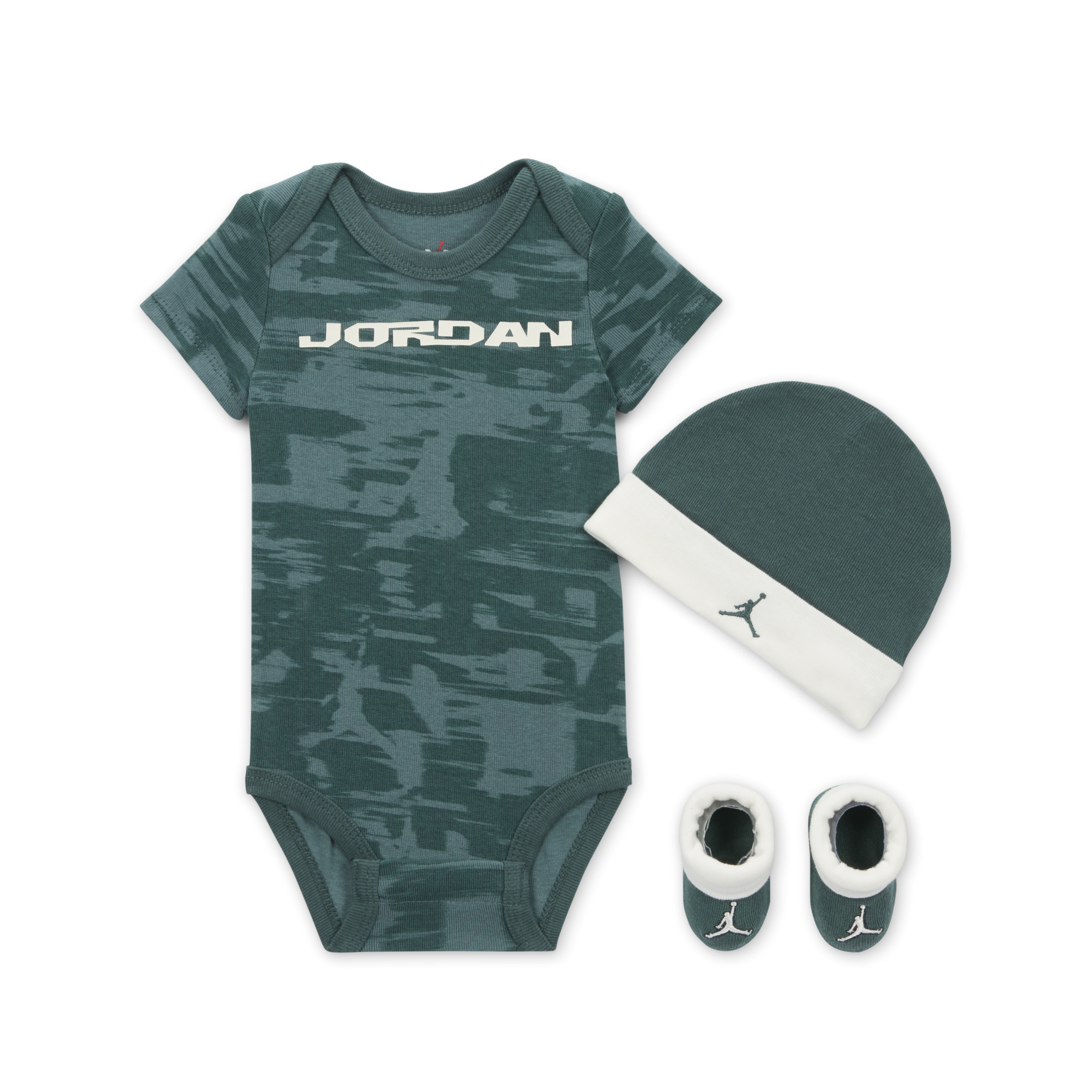 Ensemble trois pièces Jordan MVP pour bébé (0-9 mois) - Vert