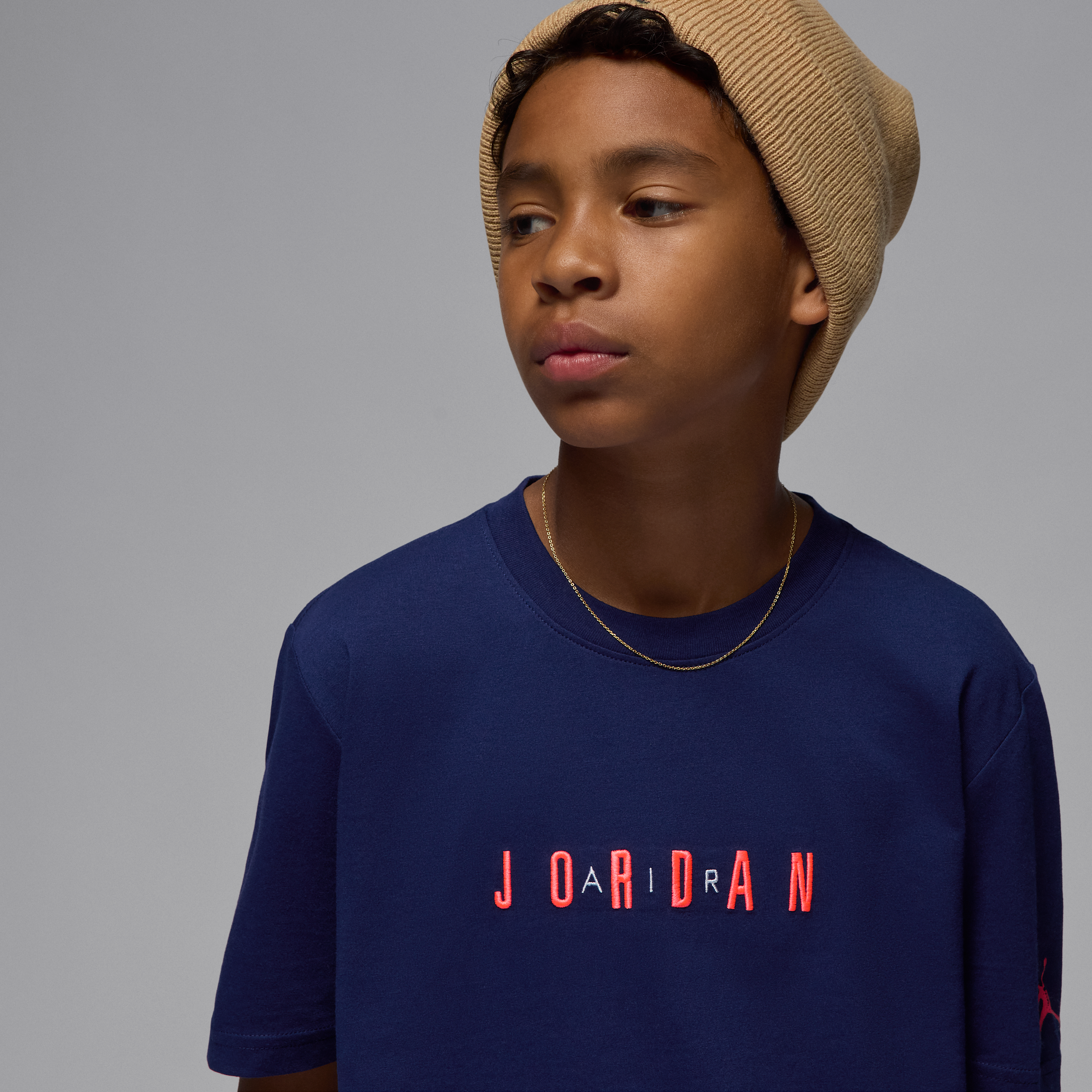 Thumbnail - Jordan T-Shirt mit aufgesticktem Logo (ältere Kinder) - Blau