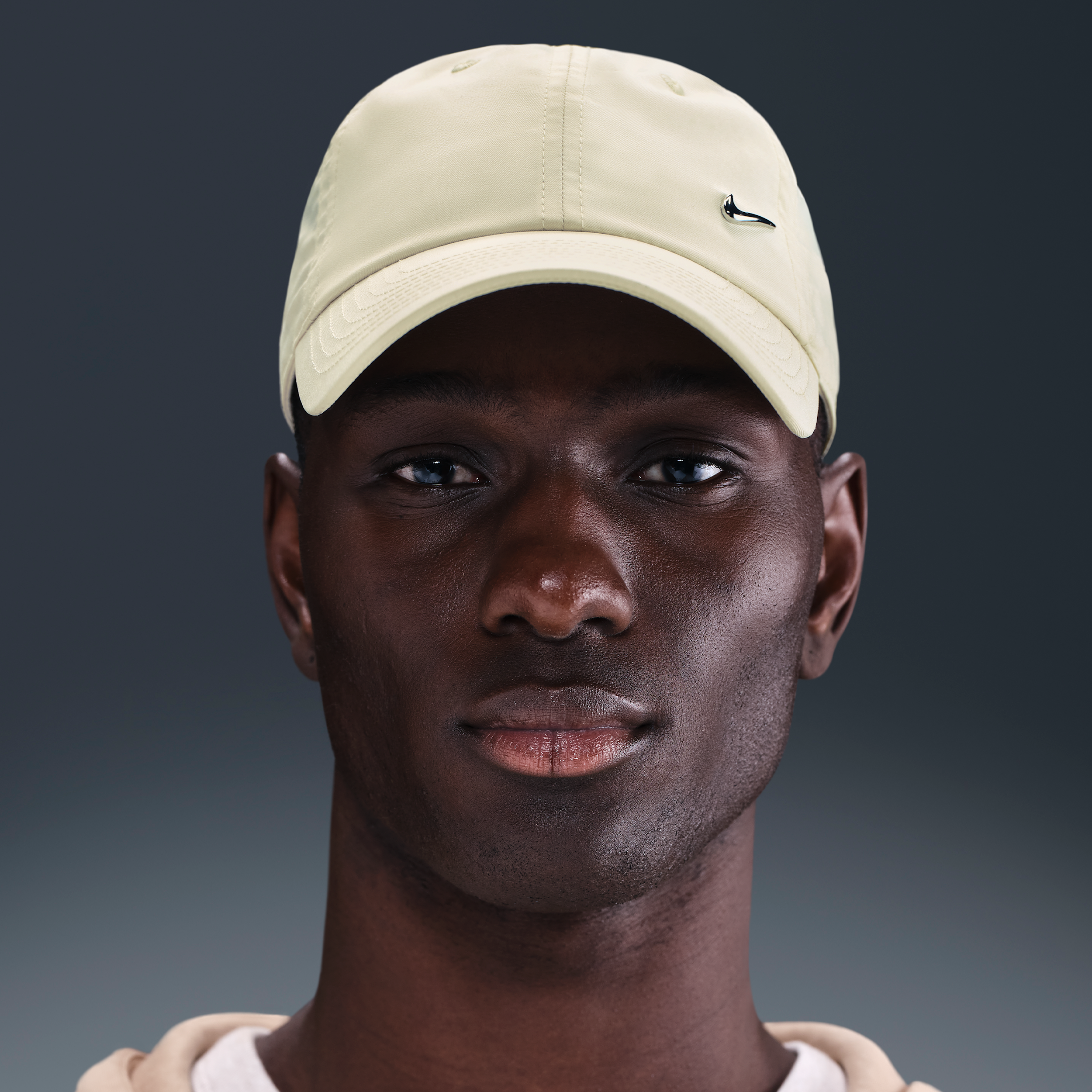 Nike Dri-FIT Club Unstructured Metal Swoosh Cap - Brown - Polyester - 50% Recycled Polyester