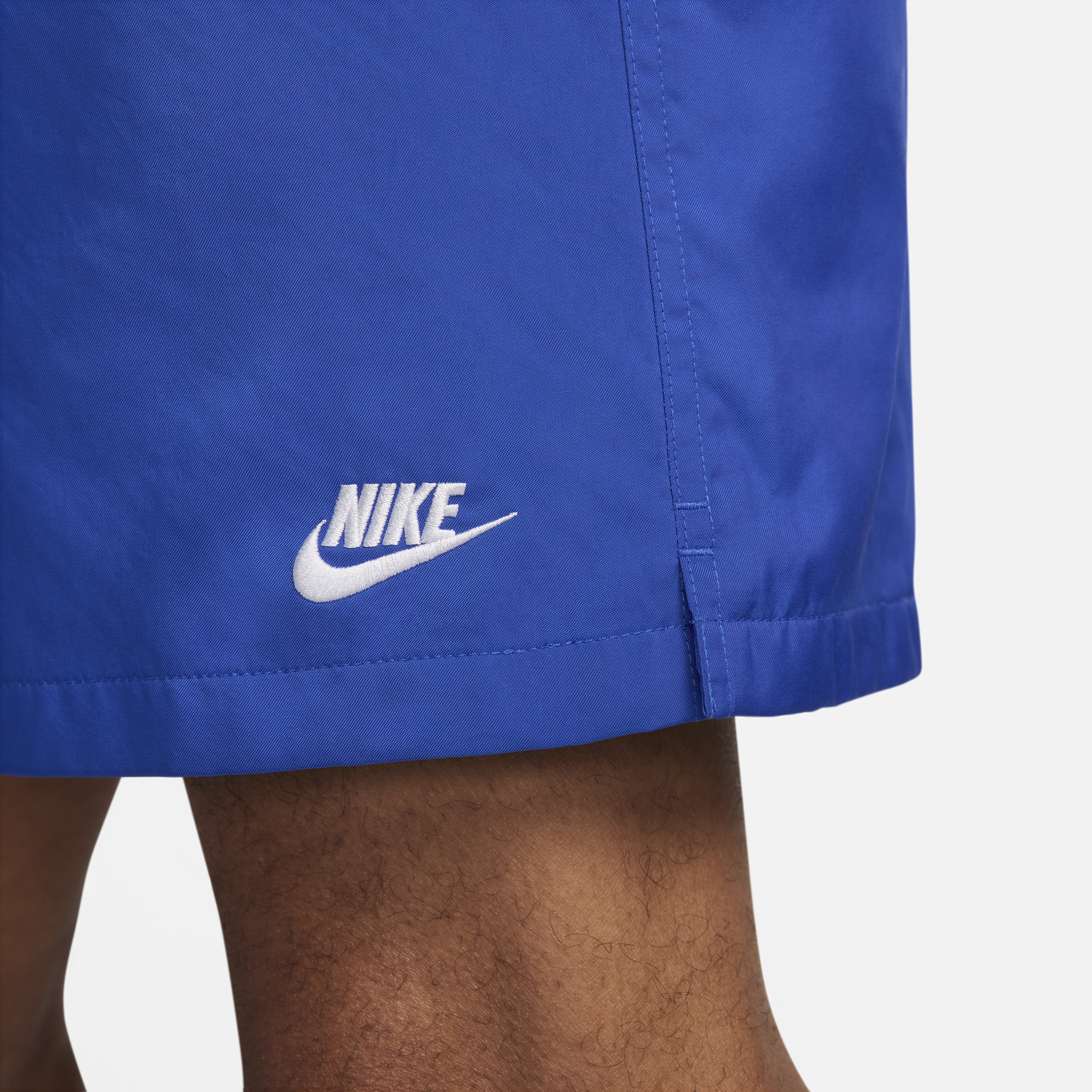 Nike Club Geweven flowshorts voor heren Blauw
