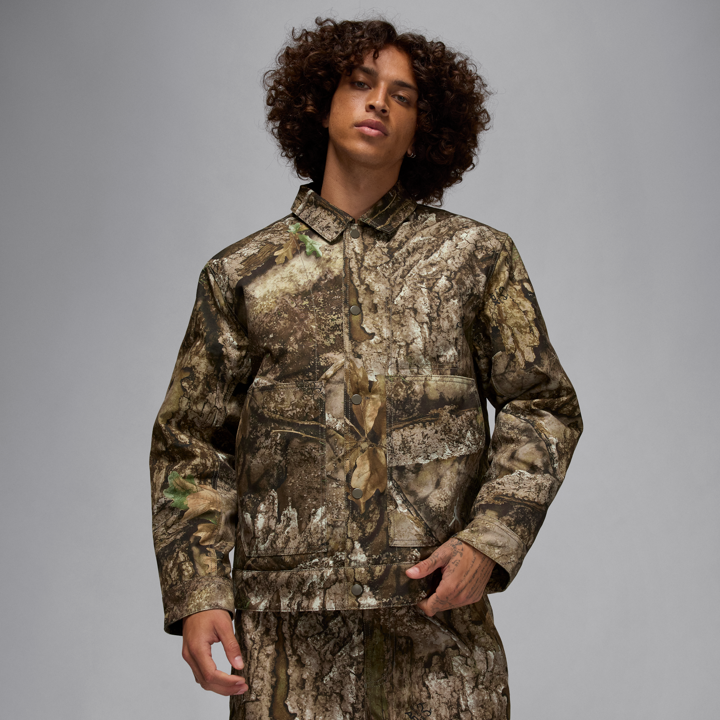 Thumbnail - Jordan Flight Chicago Realtree Jacke (Herren) - Grün