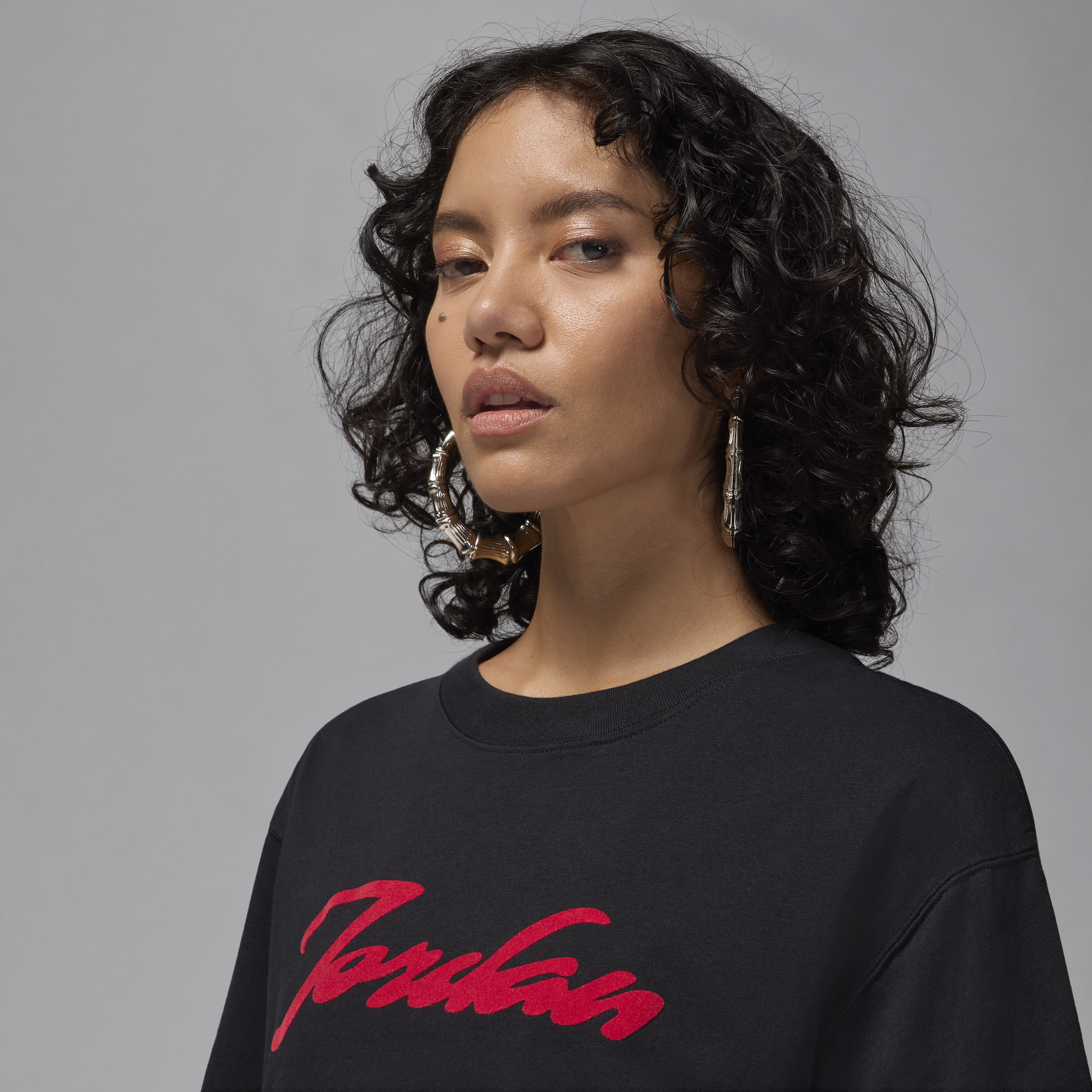 T-shirt à motif Jordan pour femme - Noir