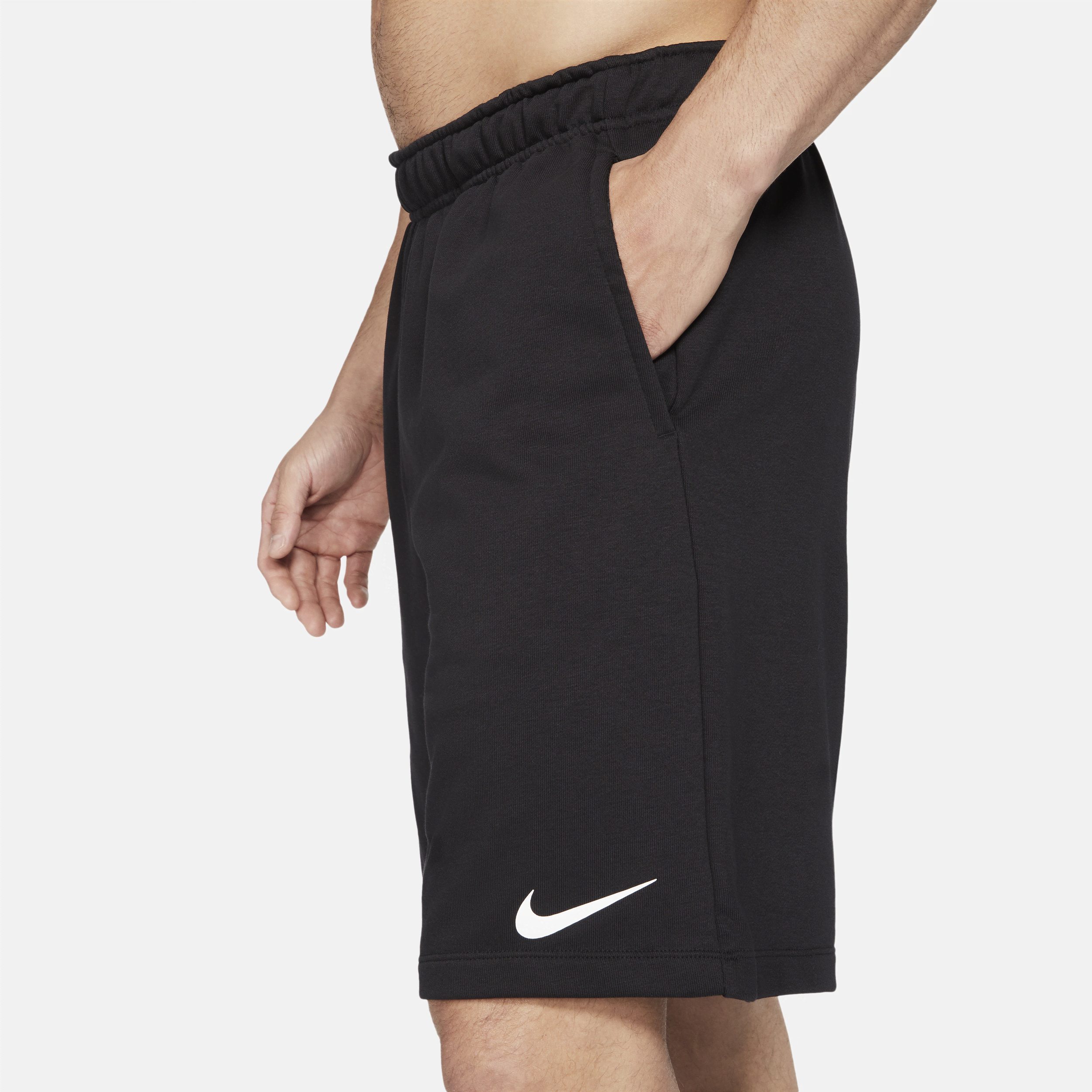 Short de fitness en tissu Fleece Dri-FIT Nike Dry pour homme - Noir