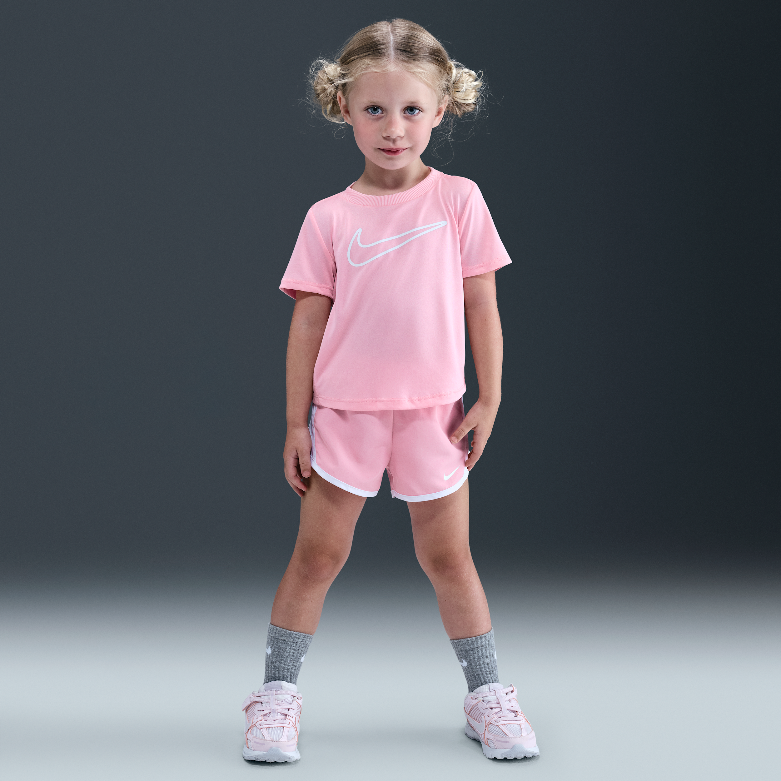 Nike Dri-FIT Tempo shorts voor peuters - Roze