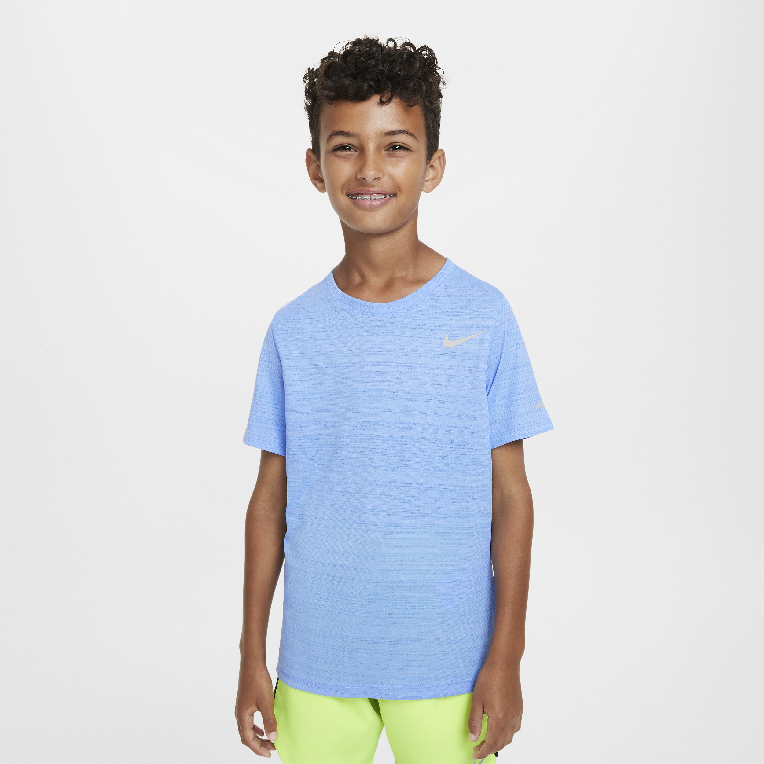 Haut de training Nike Dri-FIT Miler pour ado (garçon) - Bleu