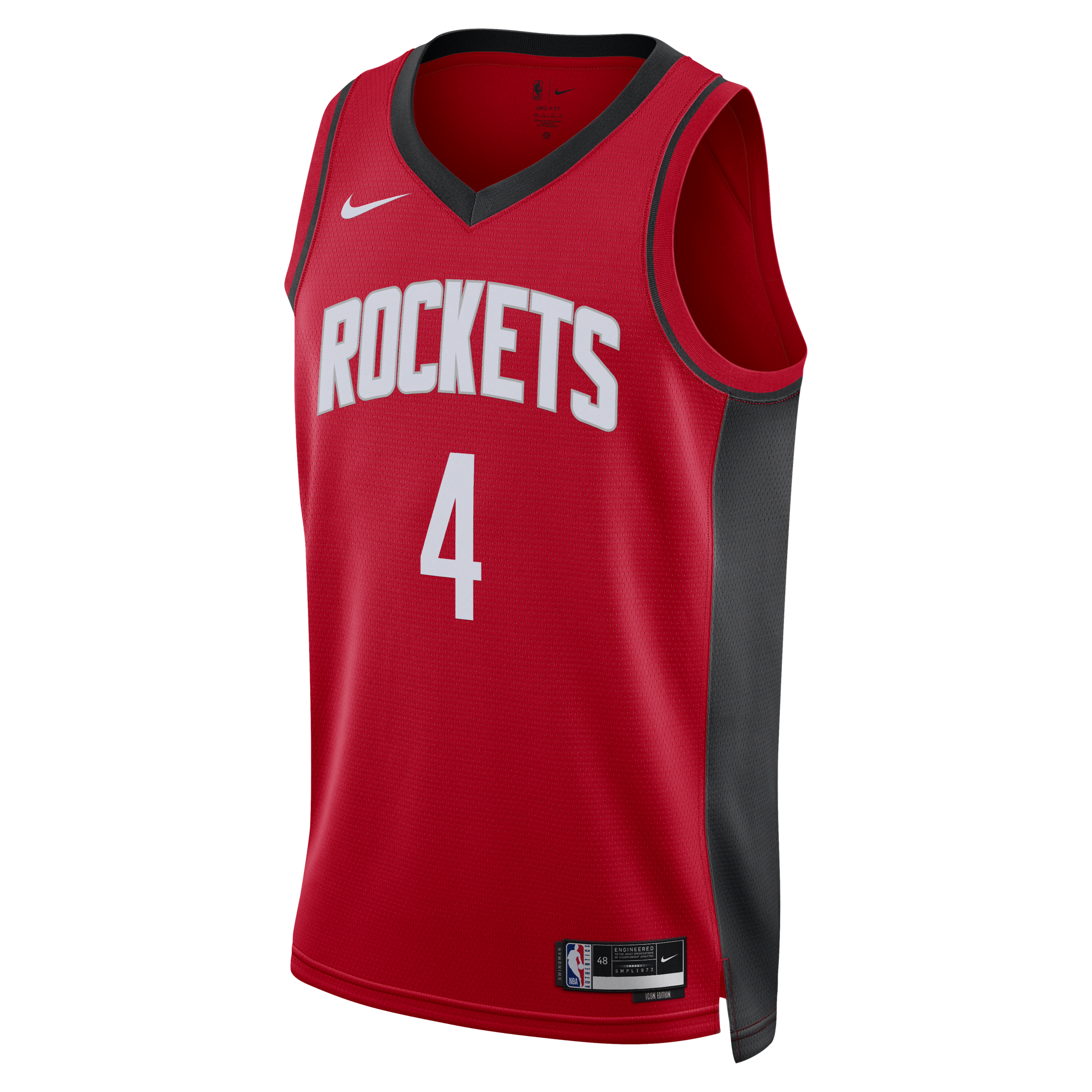 Maillot Nike Dri-FIT NBA Swingman Houston Rockets Icon Edition 2022/23 pour homme - Rouge