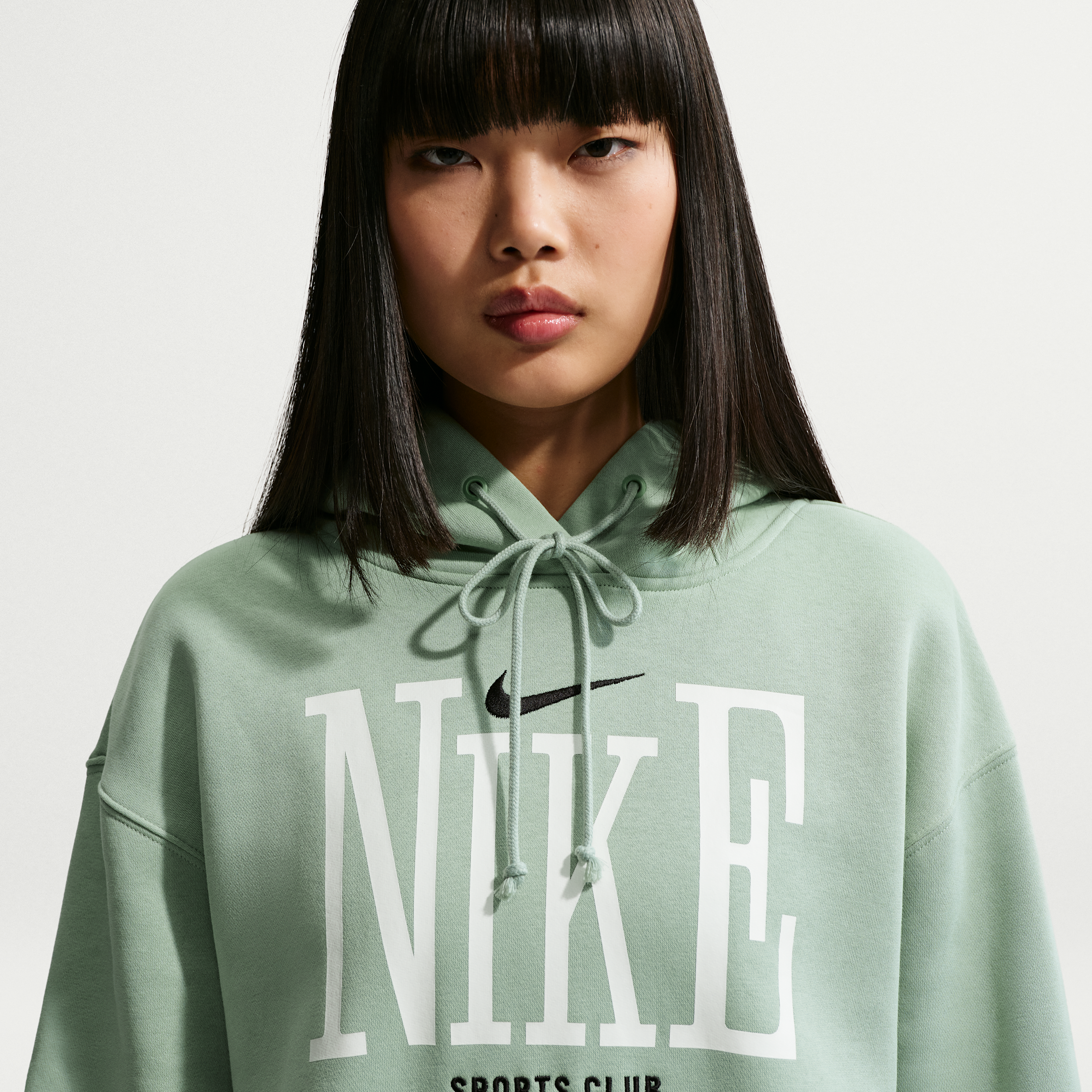 Thumbnail - Nike Phoenix Fleece Oversize-Hoodie (Damen) - Grün