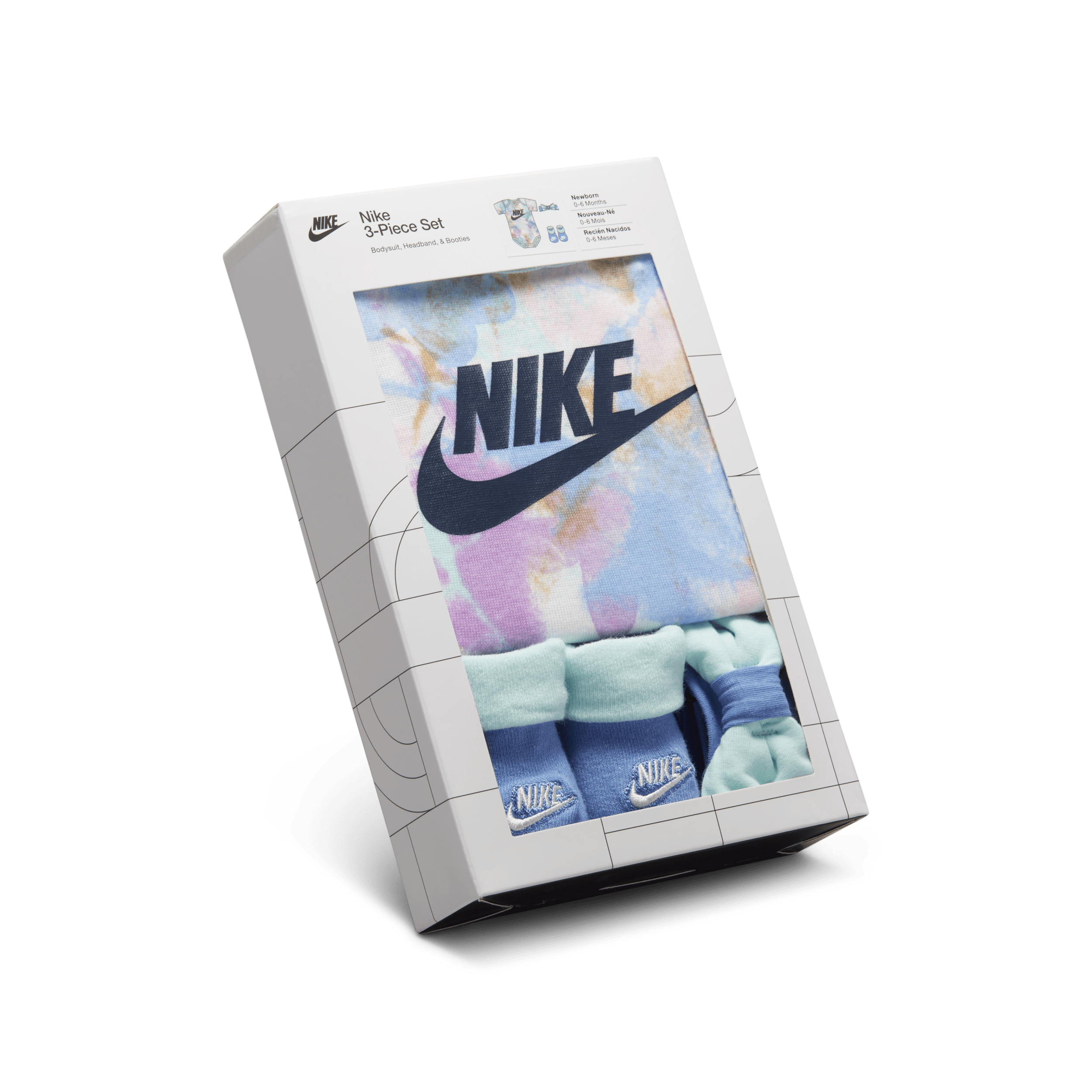 Thumbnail - Nike Sci Dye 3-Piece Boxed Set 3-teiliges Set für Babys - Weiß