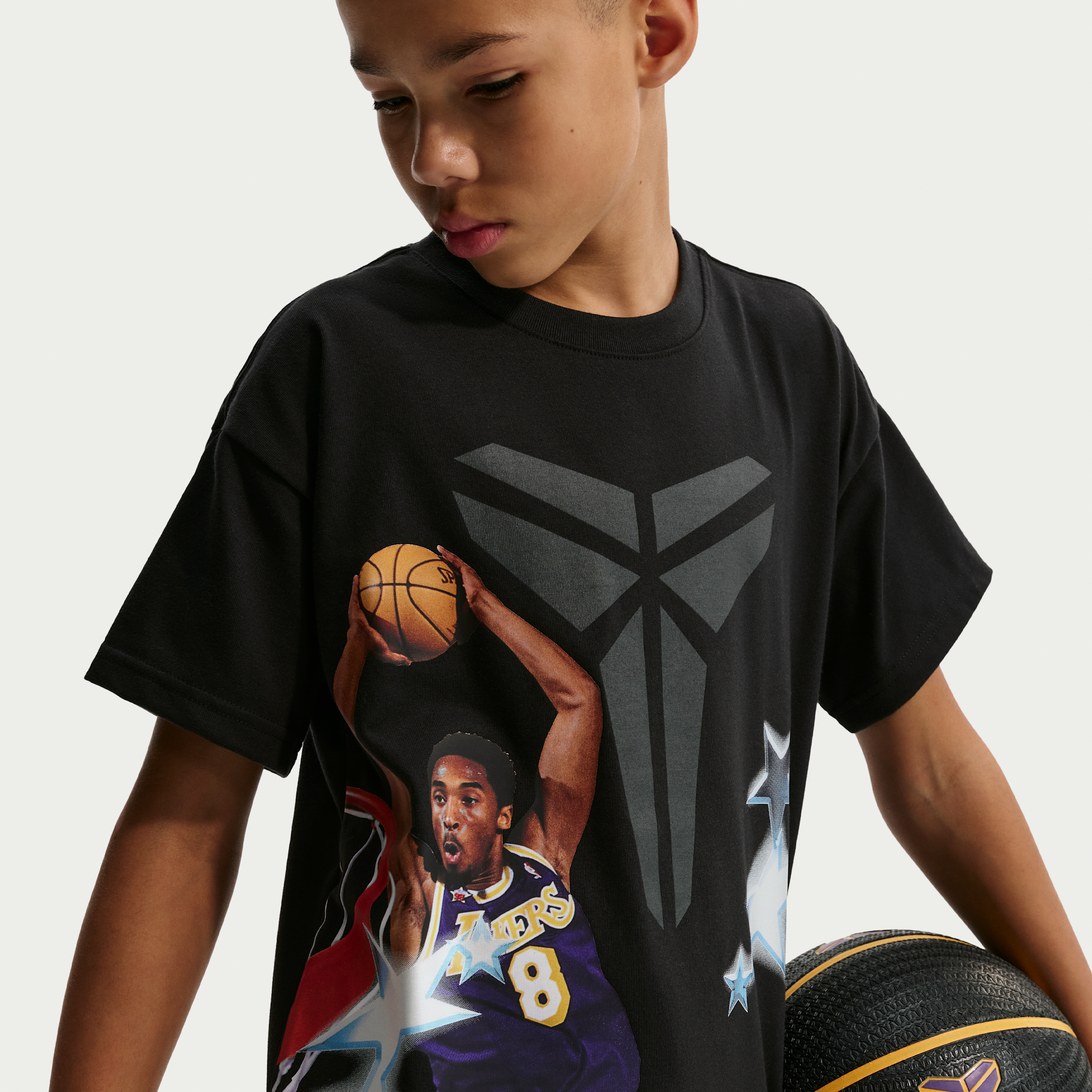 Thumbnail - Kobe Dri-FIT Max90 T-Shirt (Kinder) - Schwarz
