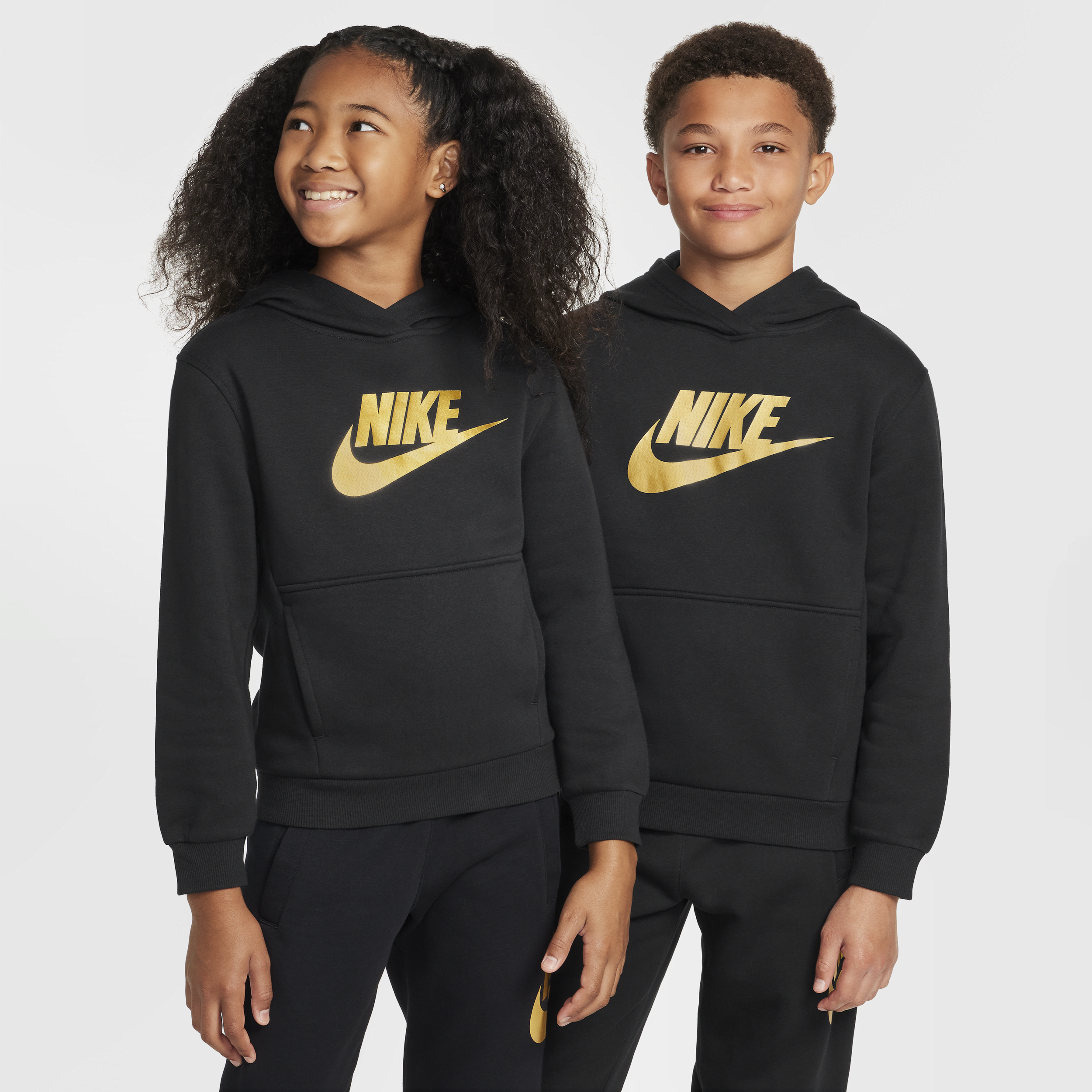 Sweat à capuche Nike Sportswear Club Fleece pour ado - Noir