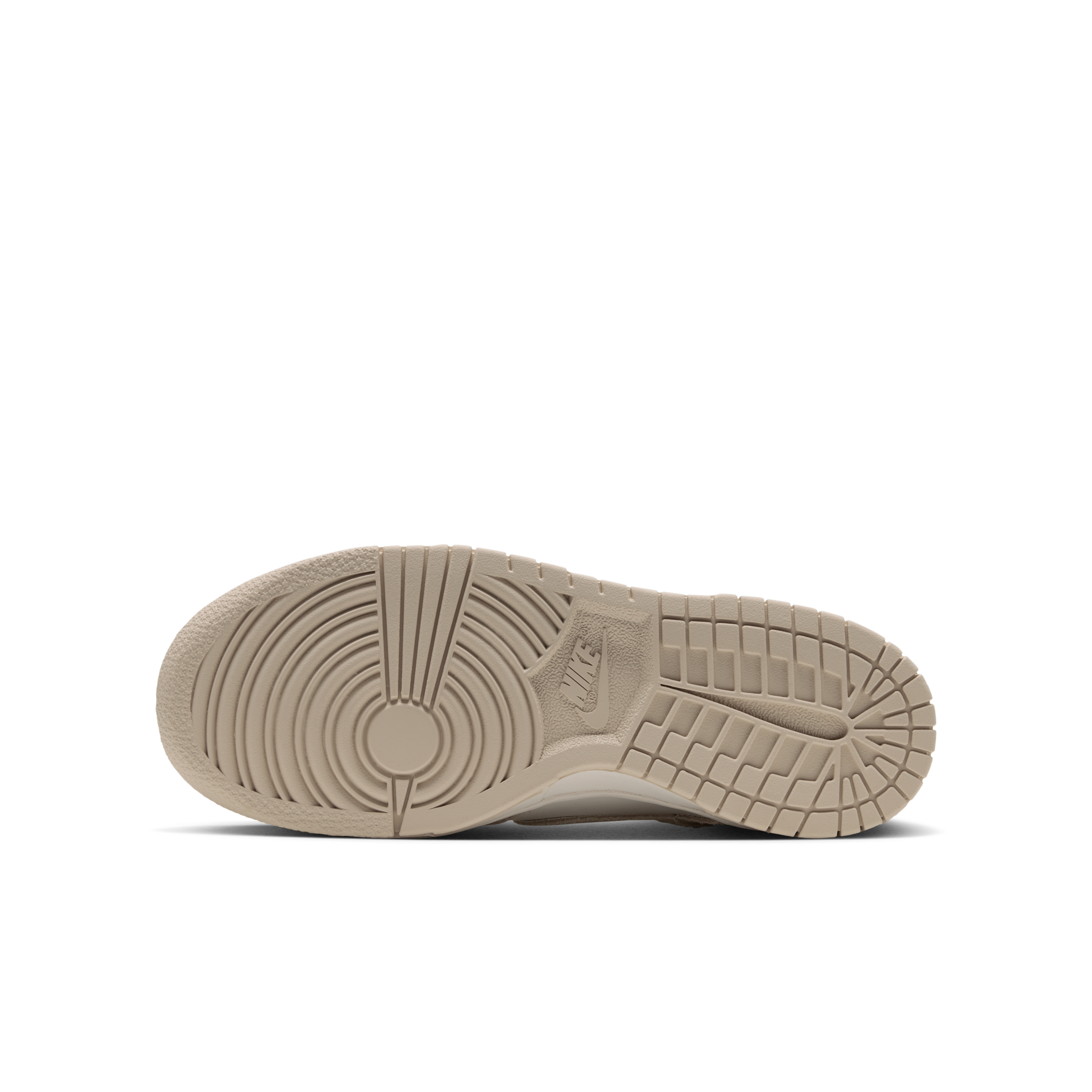 Nike Dunk Low-ruskindssko til større børn - grå - IV4909-001