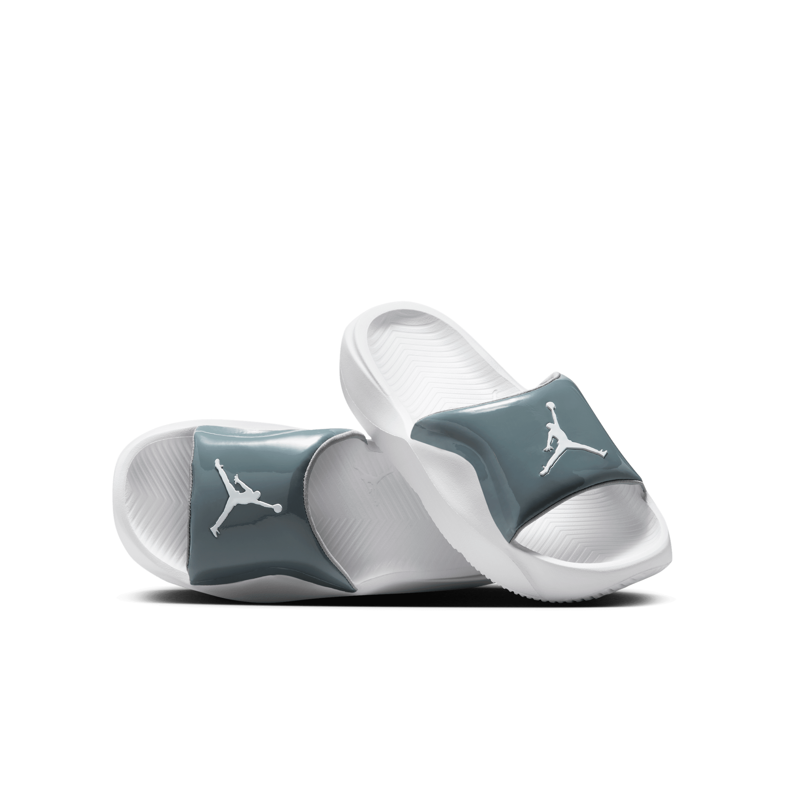 Claquette Jordan Franchise pour ado - Gris