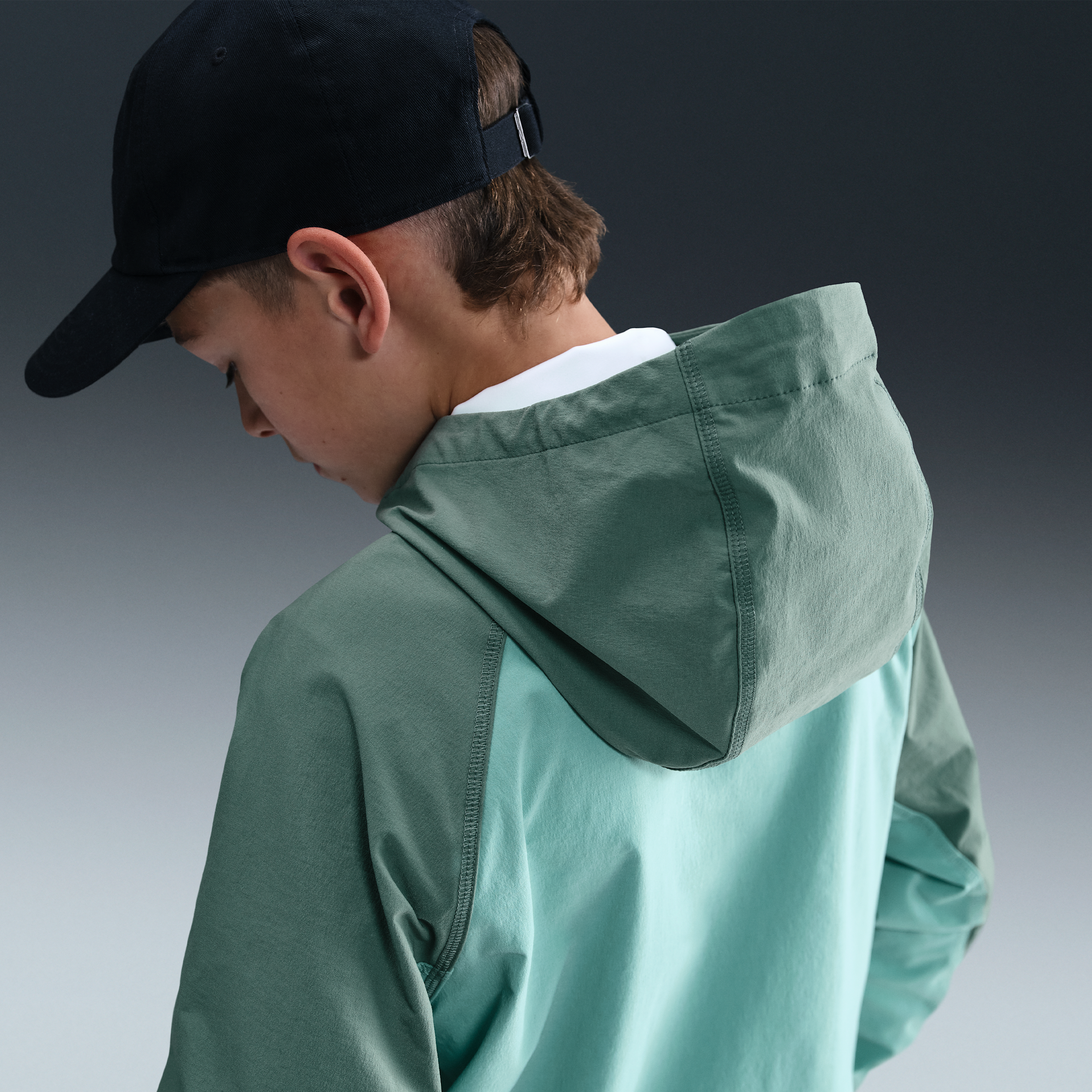 Thumbnail - Nike Tech Webjacke (ältere Kinder, Jungen) - Grün