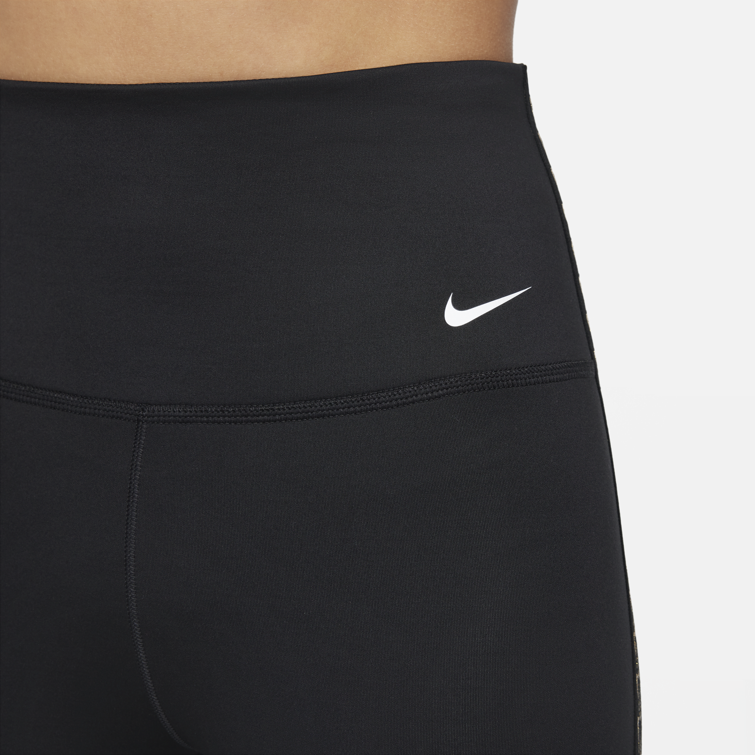 Nike One Therma-FIT 7 8-legging met hoge taille voor dames Zwart 