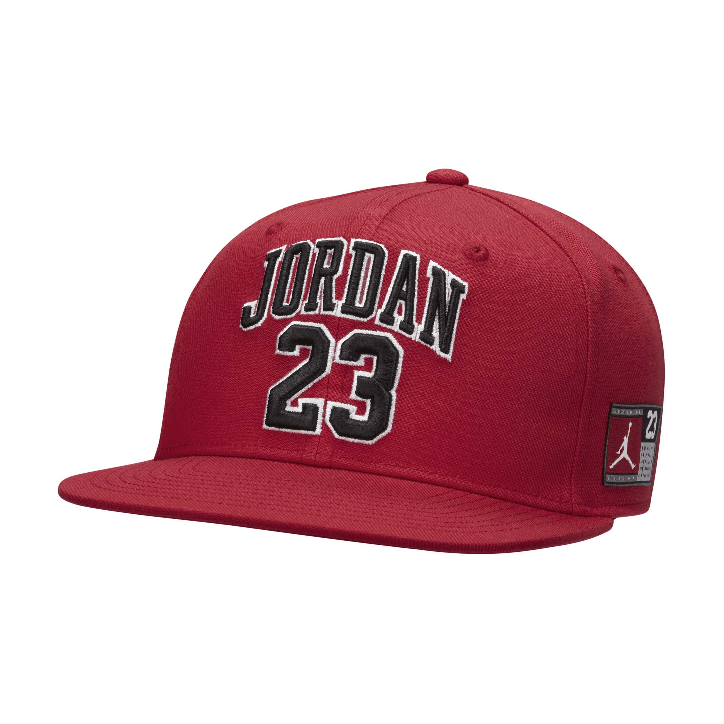 Jordan Jersey Flat Brim Cap kinderpet Rood