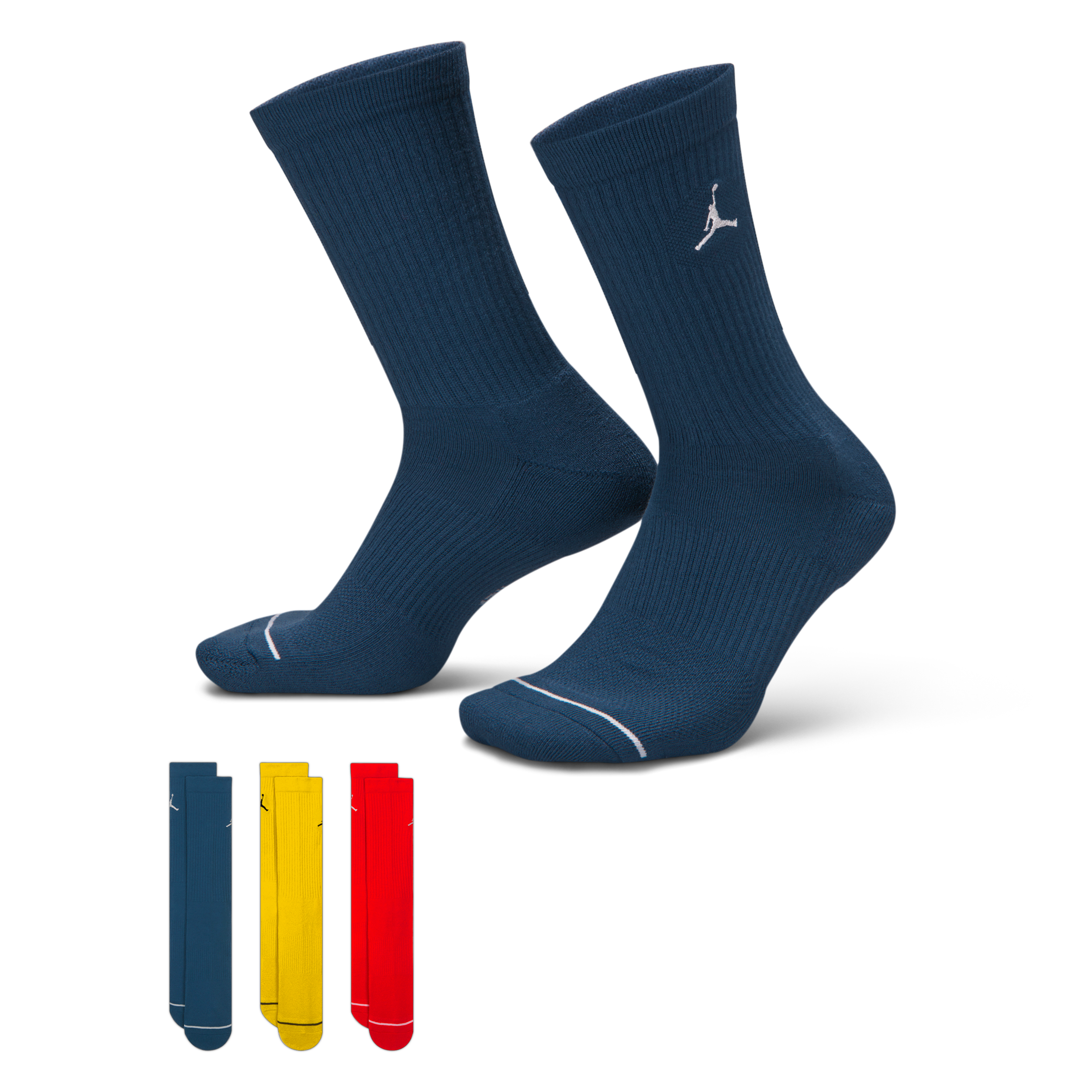 Calze di media lunghezza per tutti i giorni Jordan (3 paia) - Multicolore