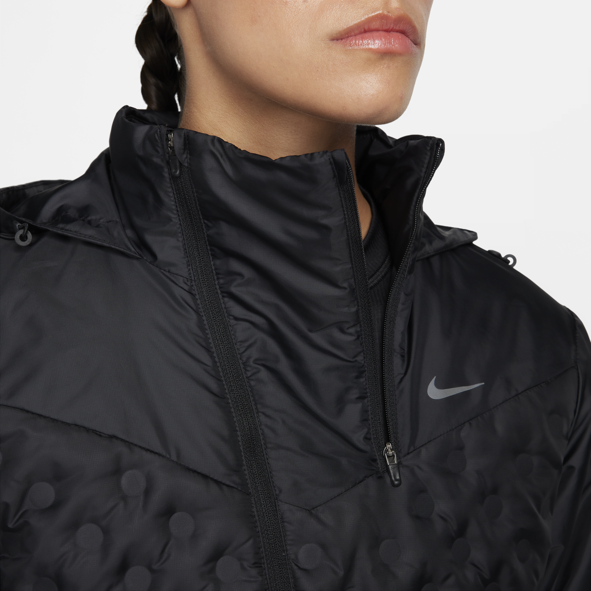 Nike Therma-FIT ADV Repel AeroLoft hardloopjack voor dames Zwart
