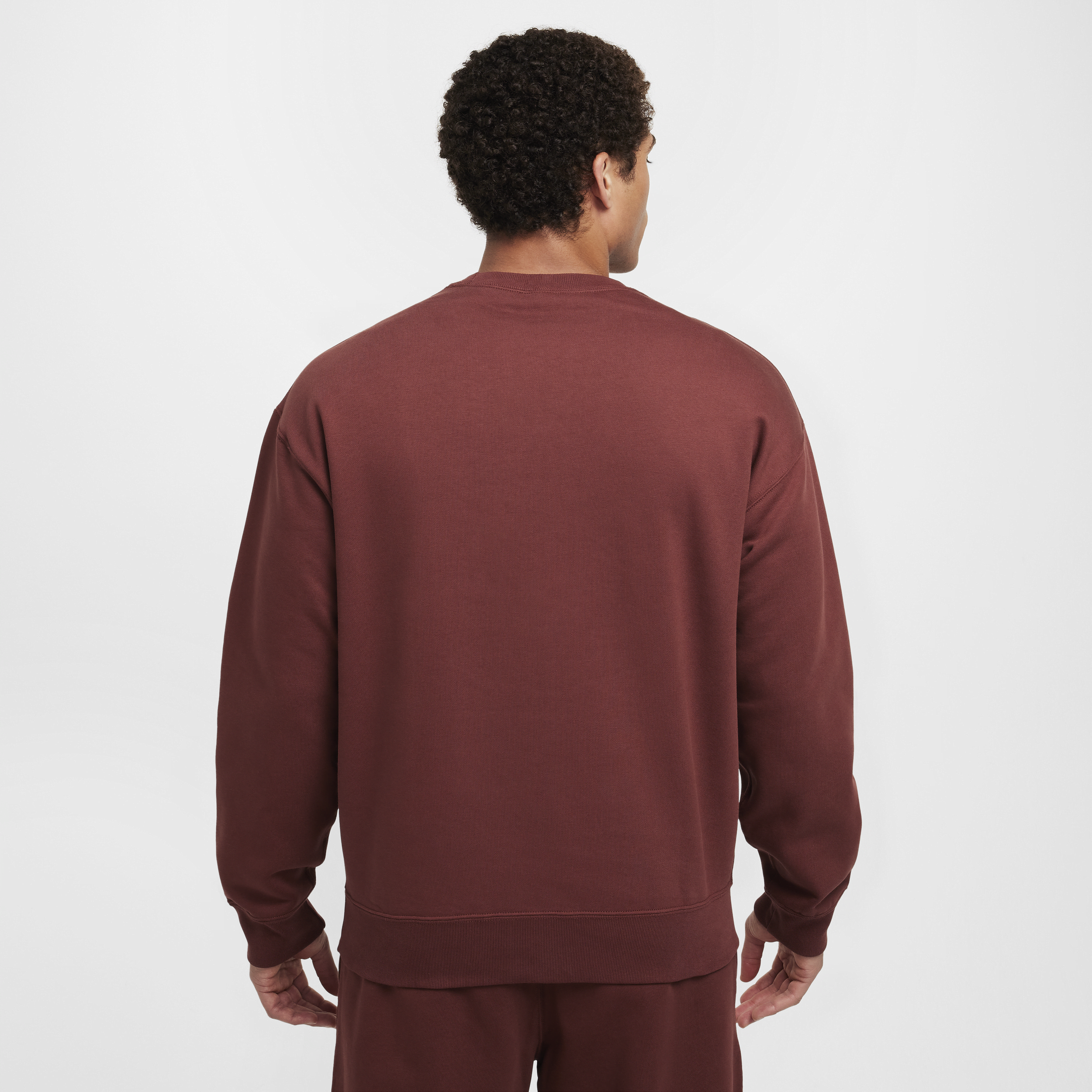 Haut en tissu Fleece Nike Solo Swoosh pour Homme - Marron