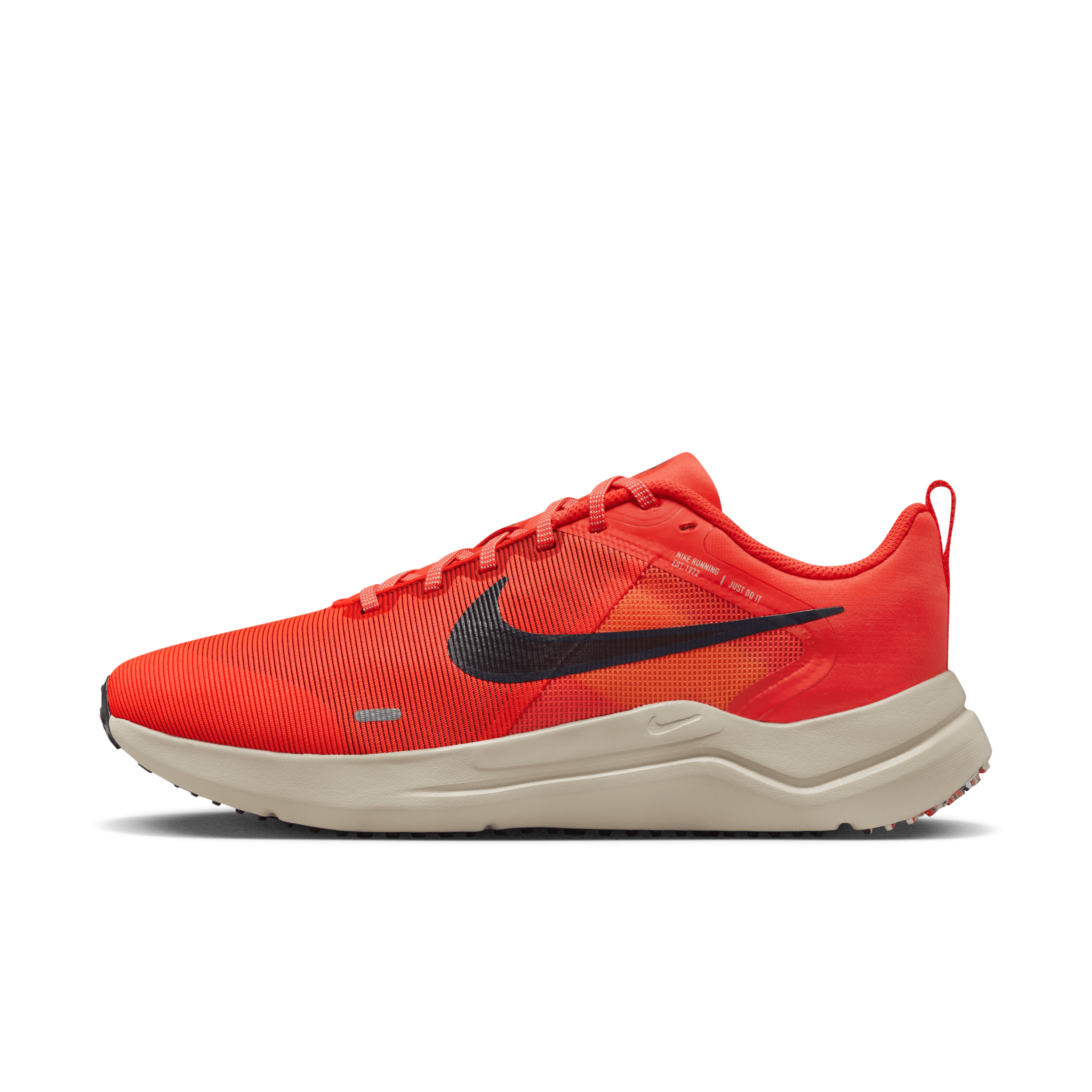 Nike Downshifter 12-løbesko til vej (ekstra bred) til mænd - rød - DM0919-600