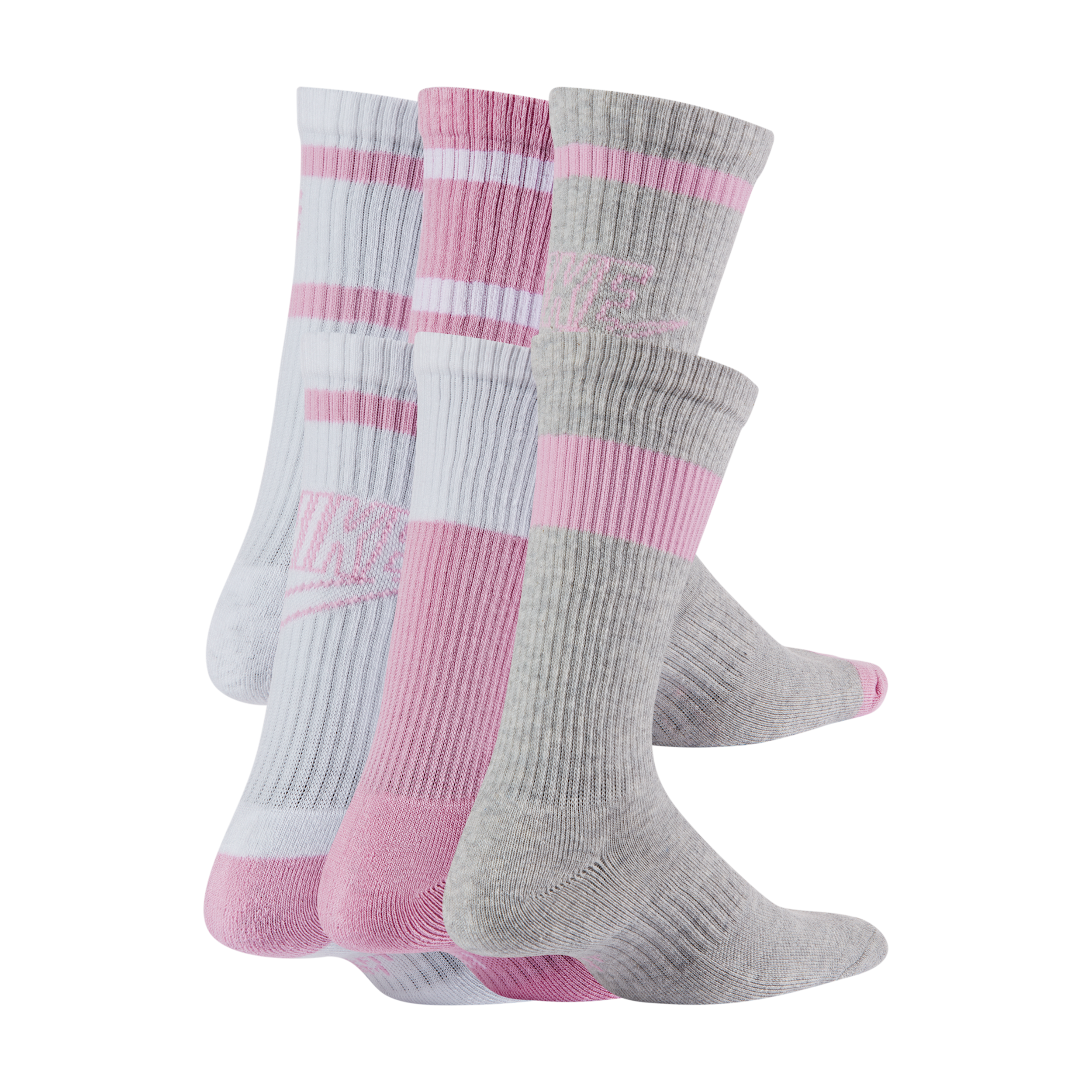 Thumbnail - Nike Everyday gepolsterte Crew-Kindersocken (6 Paar) - Multi-Color