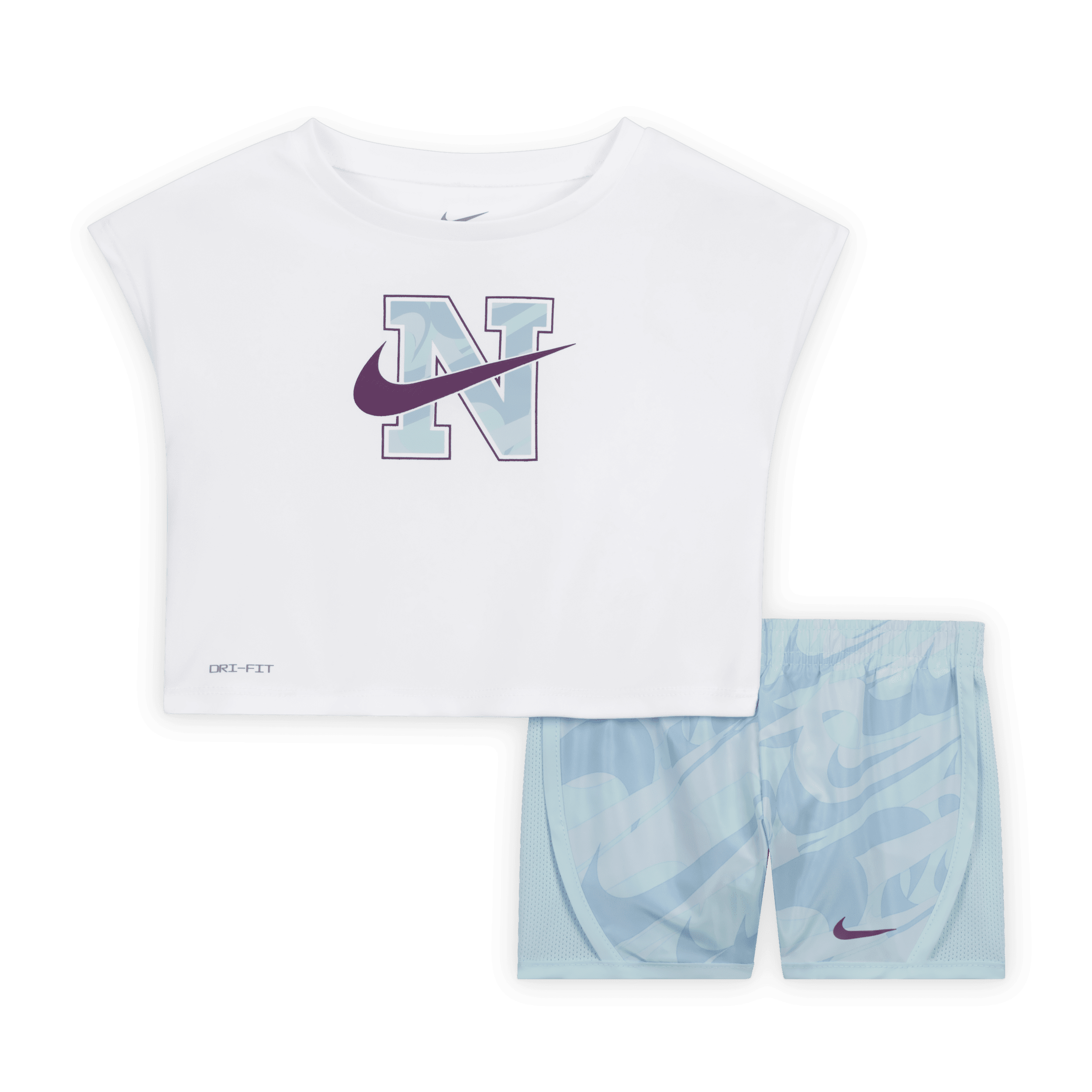 Ensemble Tempo Nike Dri-FIT Prep in Your Step pour bébé (12-24 mois) - Bleu
