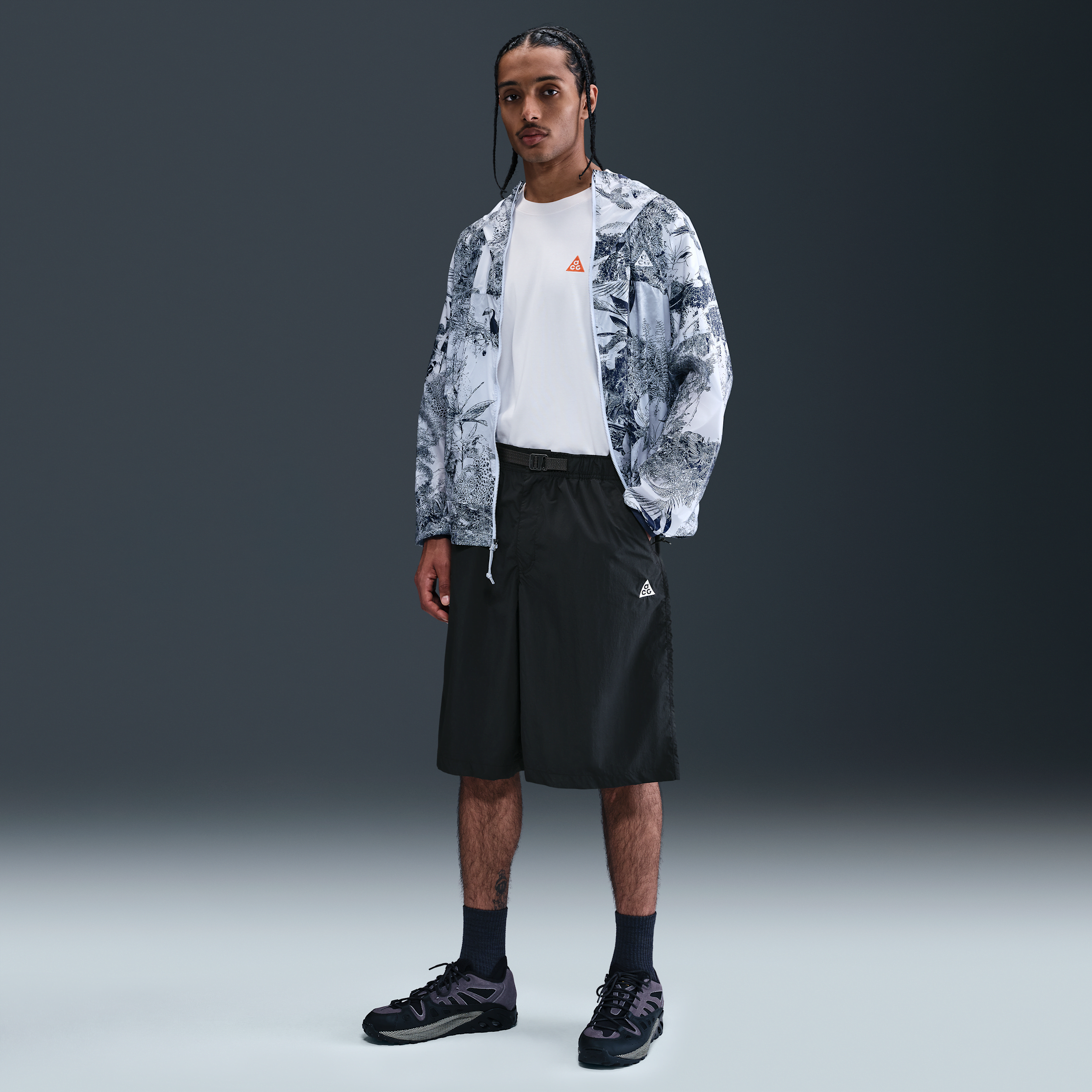 Nike ACG 'Orb Weaver' UV Repel Oversized Shorts - Black - Recycled Fibres
