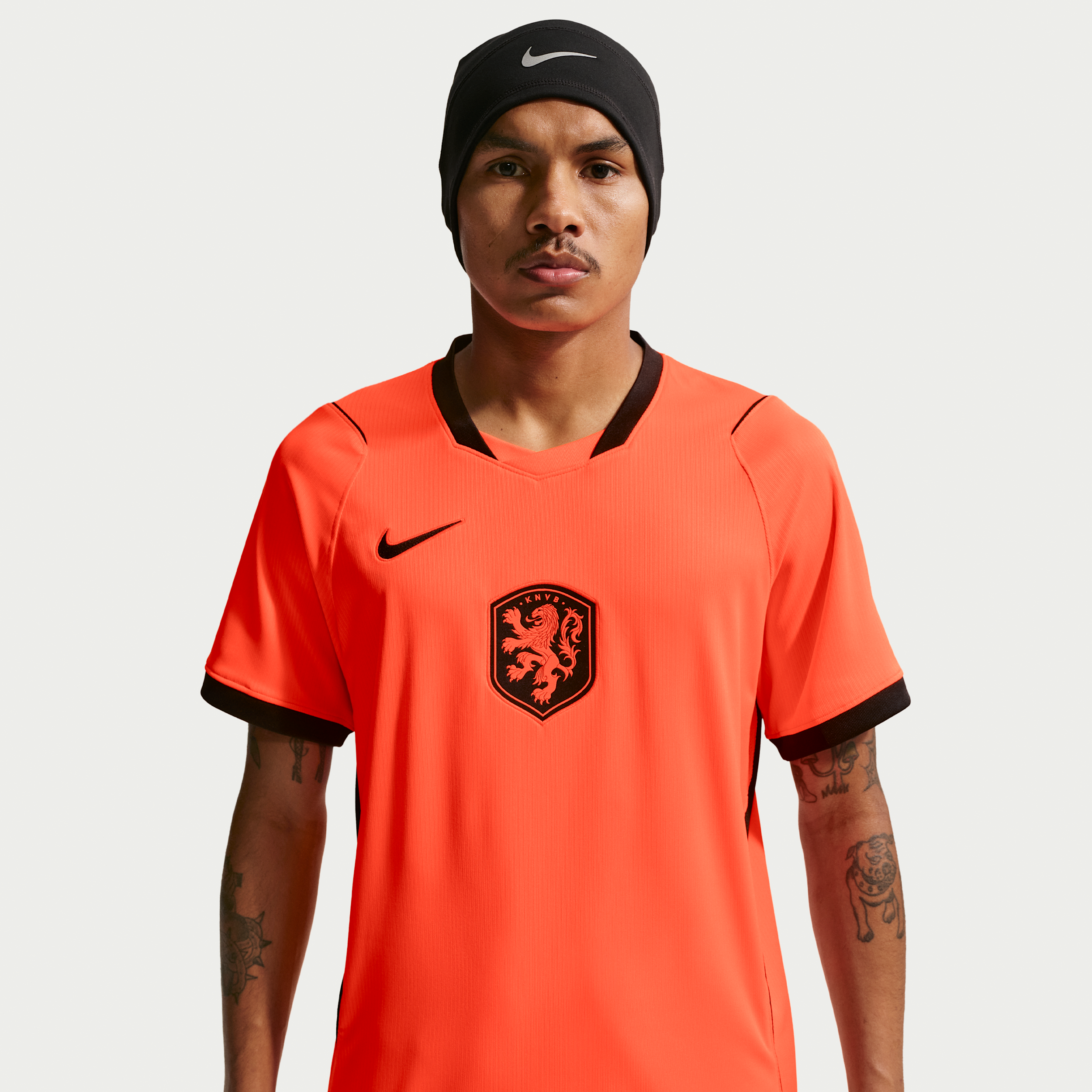 Holland National Team 2026 Stadium Home Nike Dri-FIT-fodboldtrøje til mænd - Orange