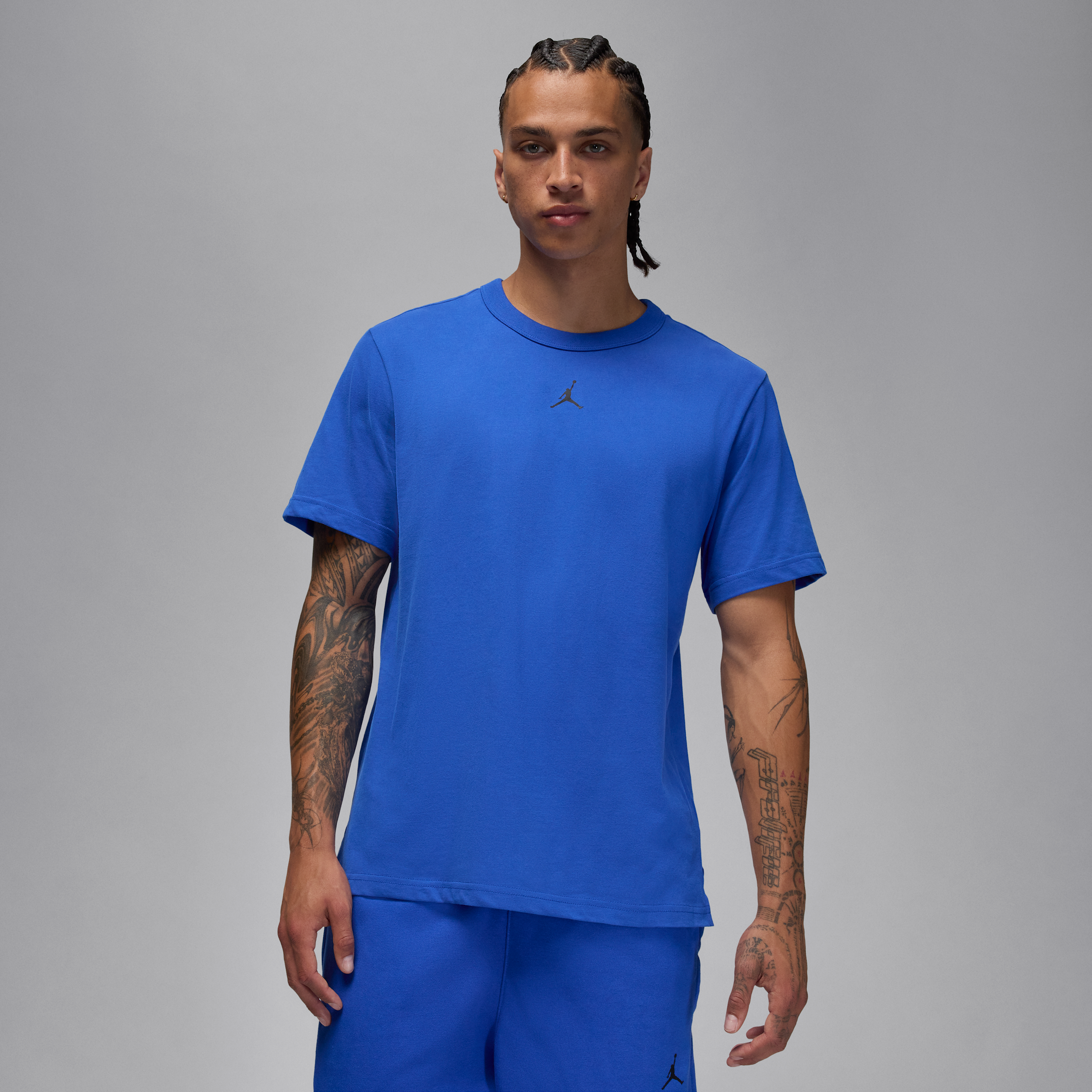Thumbnail - Jordan Sport Dri-FIT Kurzarmshirt für Herren - Blau