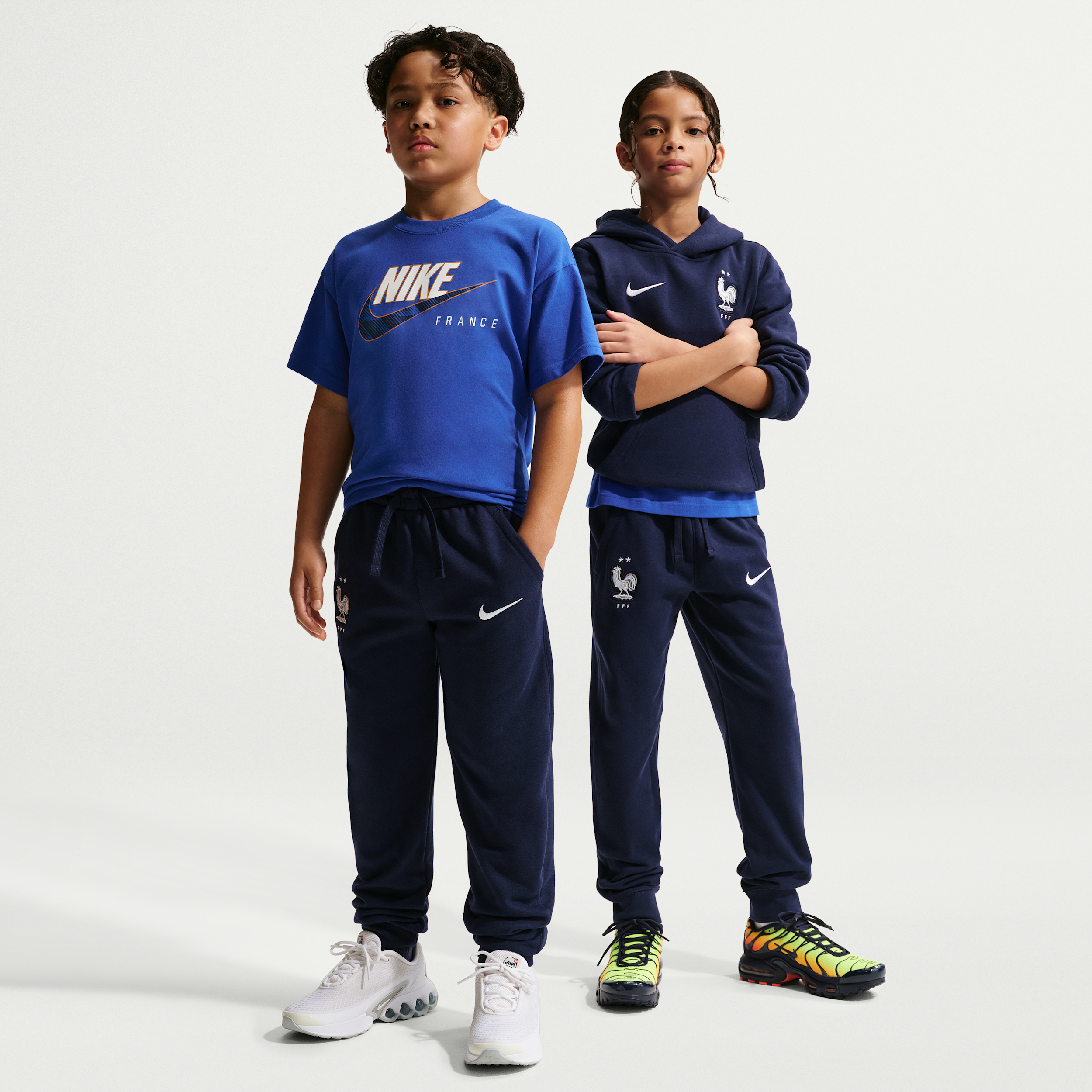 Pantaloni jogger Nike Football FFF Club – Ragazzo - Blu