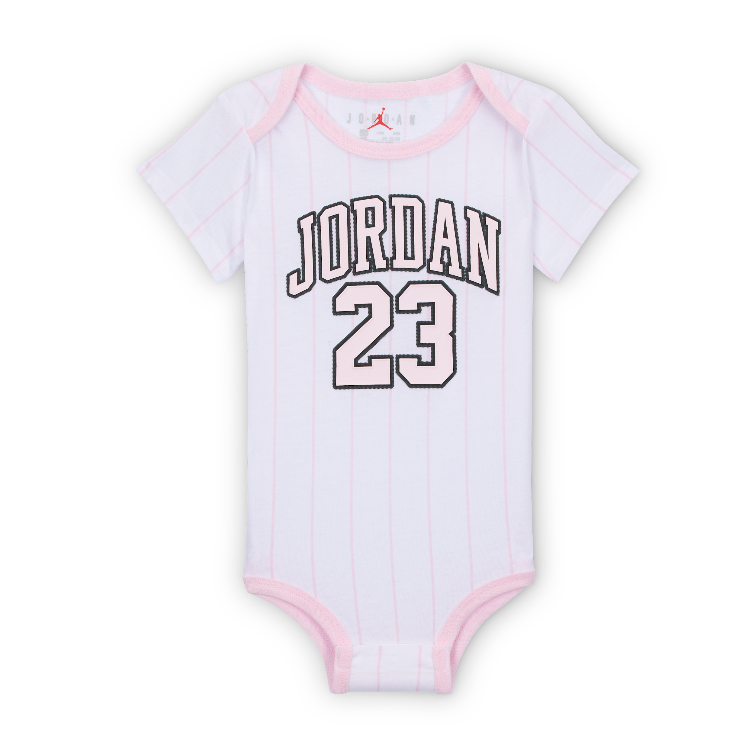 Thumbnail - Jordan 23 Jersey dreiteiliges Kapuzenjacken-Set (Babys, 6–12 M.) - Pink