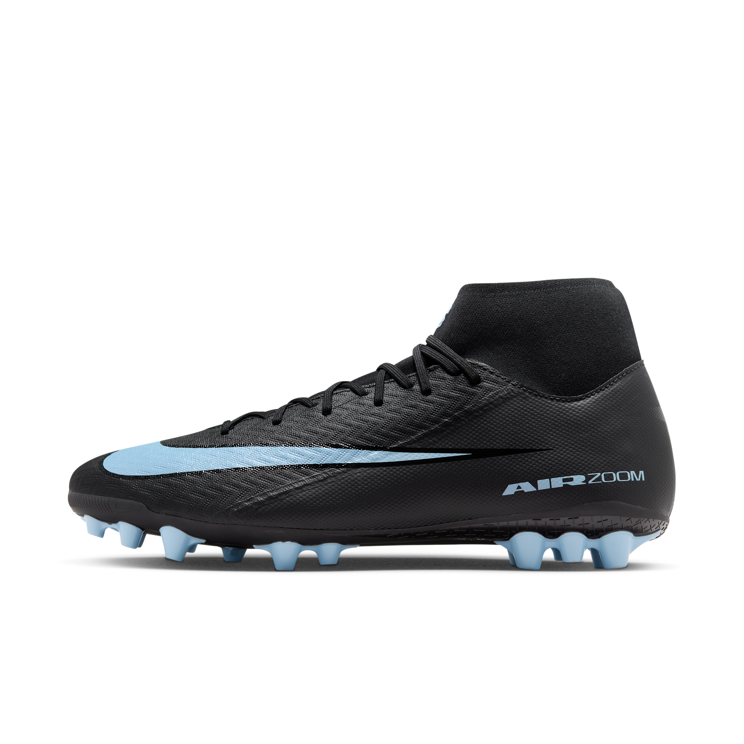 Thumbnail - Nike Mercurial Superfly 10 Academy AG High-Top-Fußballschuh - Schwarz