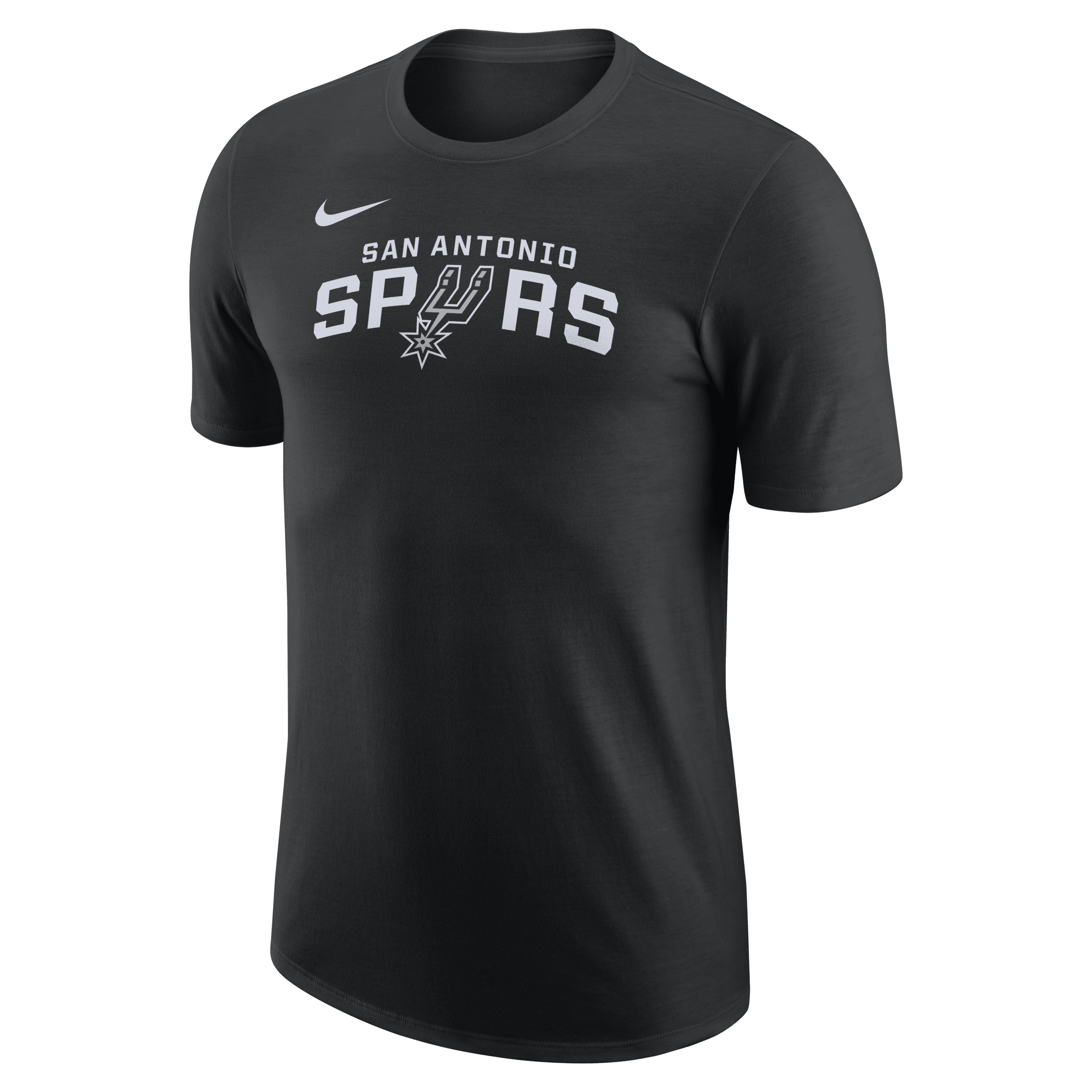 San Antonio Spurs Essential Men’s Nike NBA T-Shirt – Black